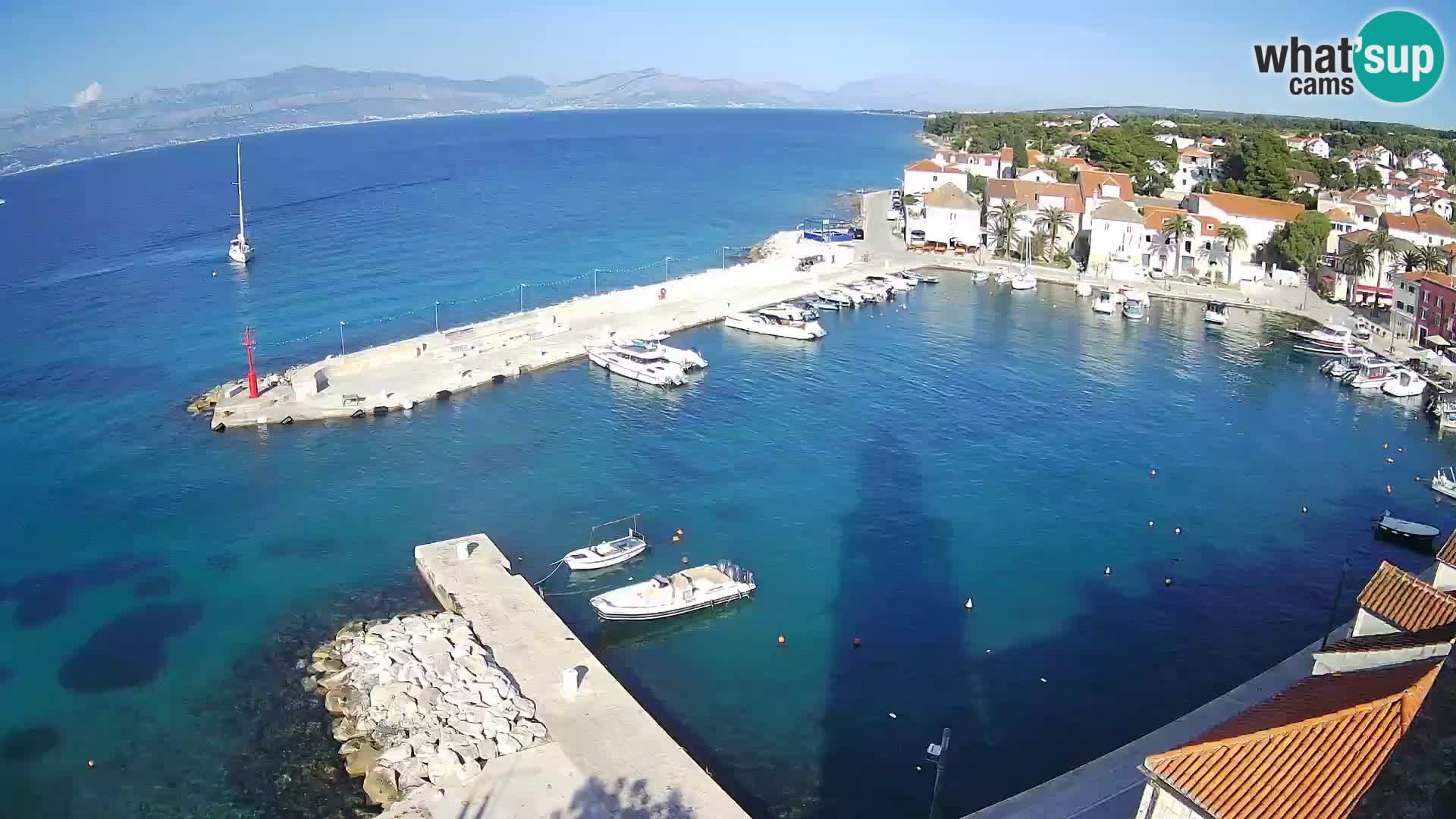 Webcam Sutivan Panorama – Liveblick von der Insel Brač