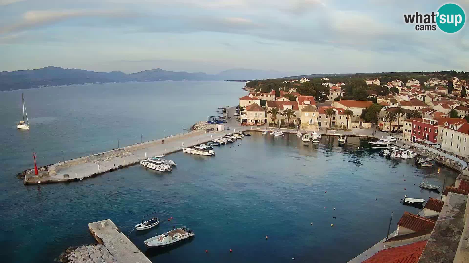 Webcam Sutivan Panorama – Vista en vivo desde la isla de Brač
