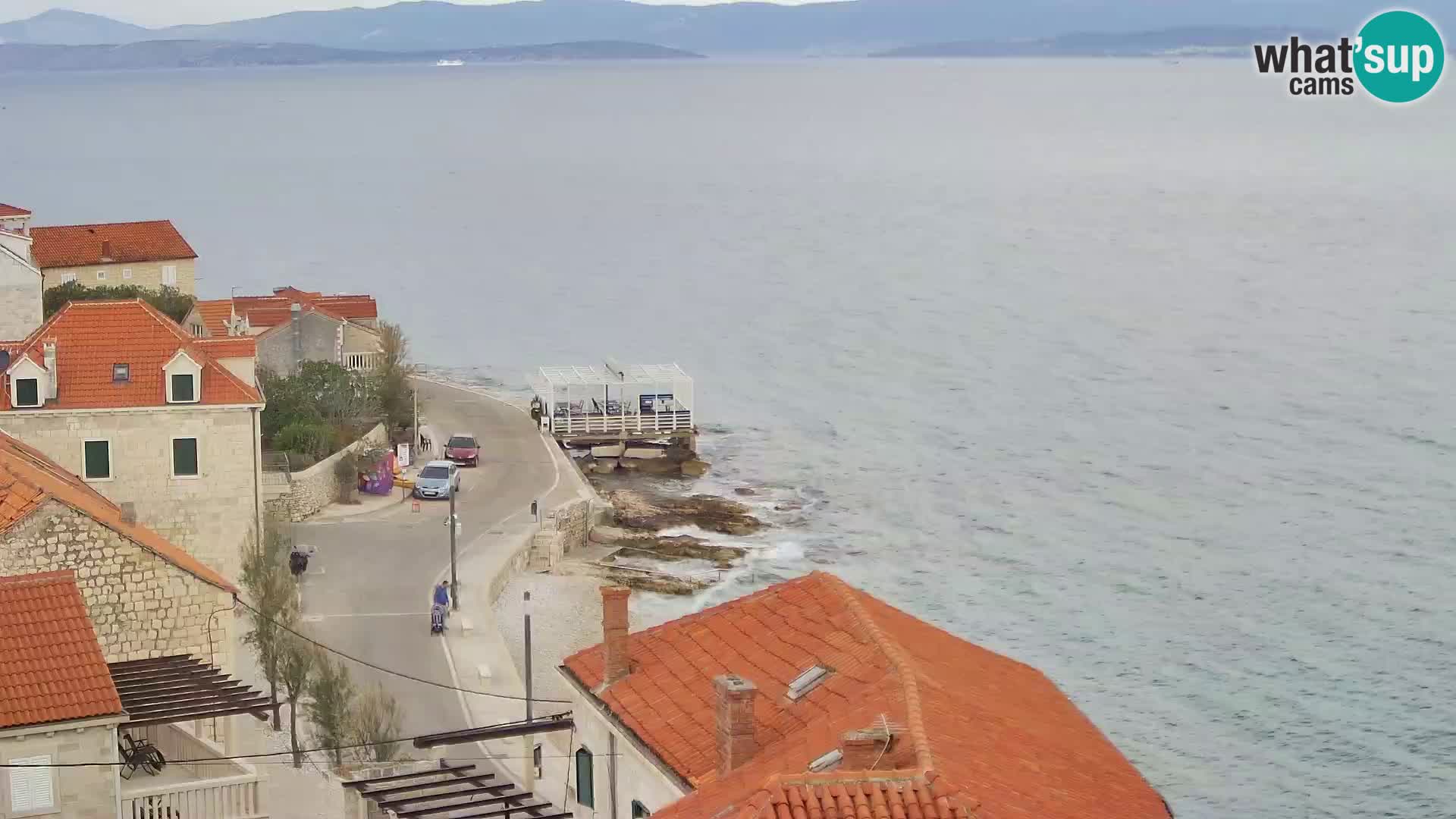 Spletna kamera Sutivan panorama – pogled v živo z otoka Brač