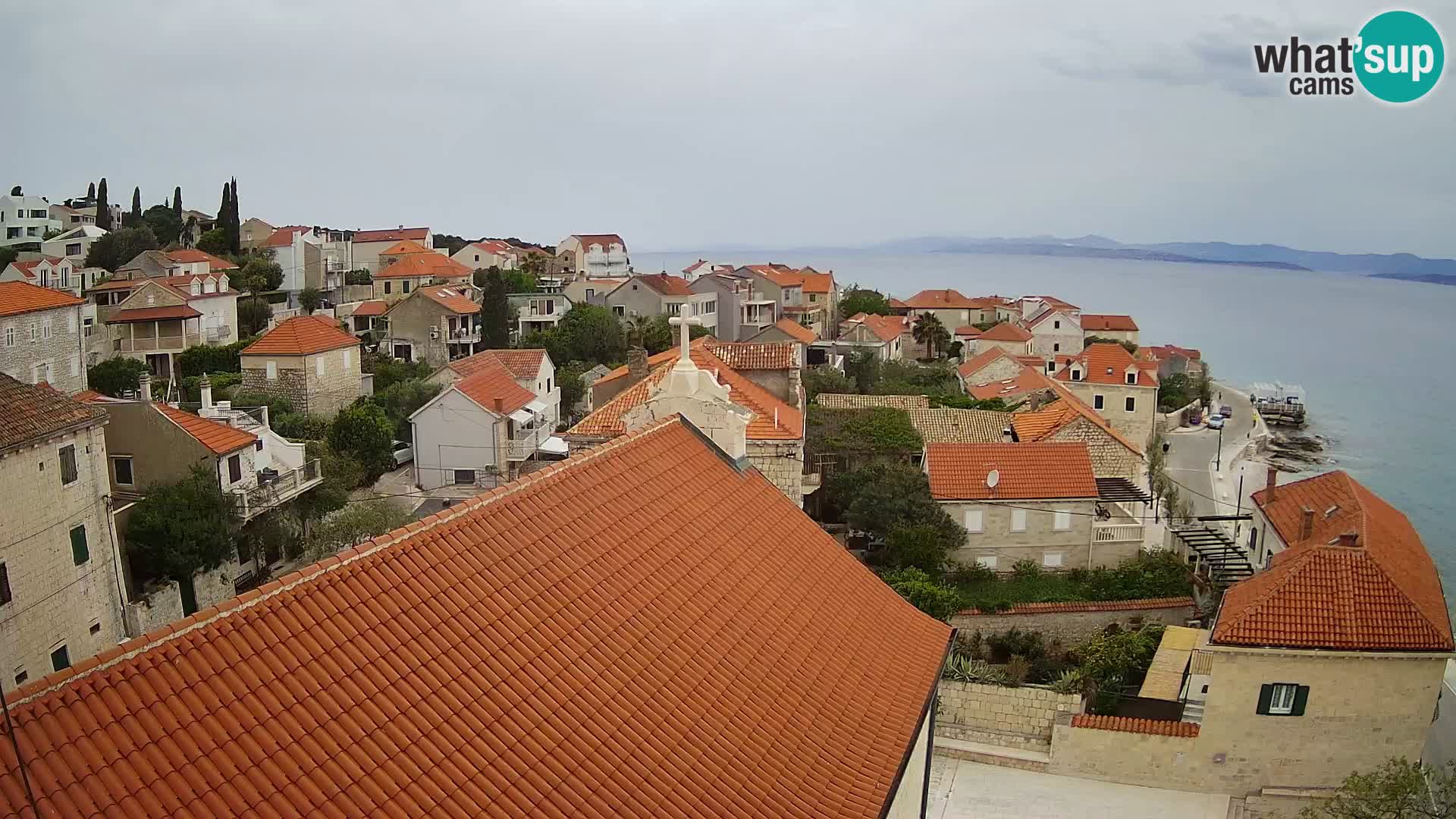 Webcam Sutivan panorama – Vista live dall’isola di Brač