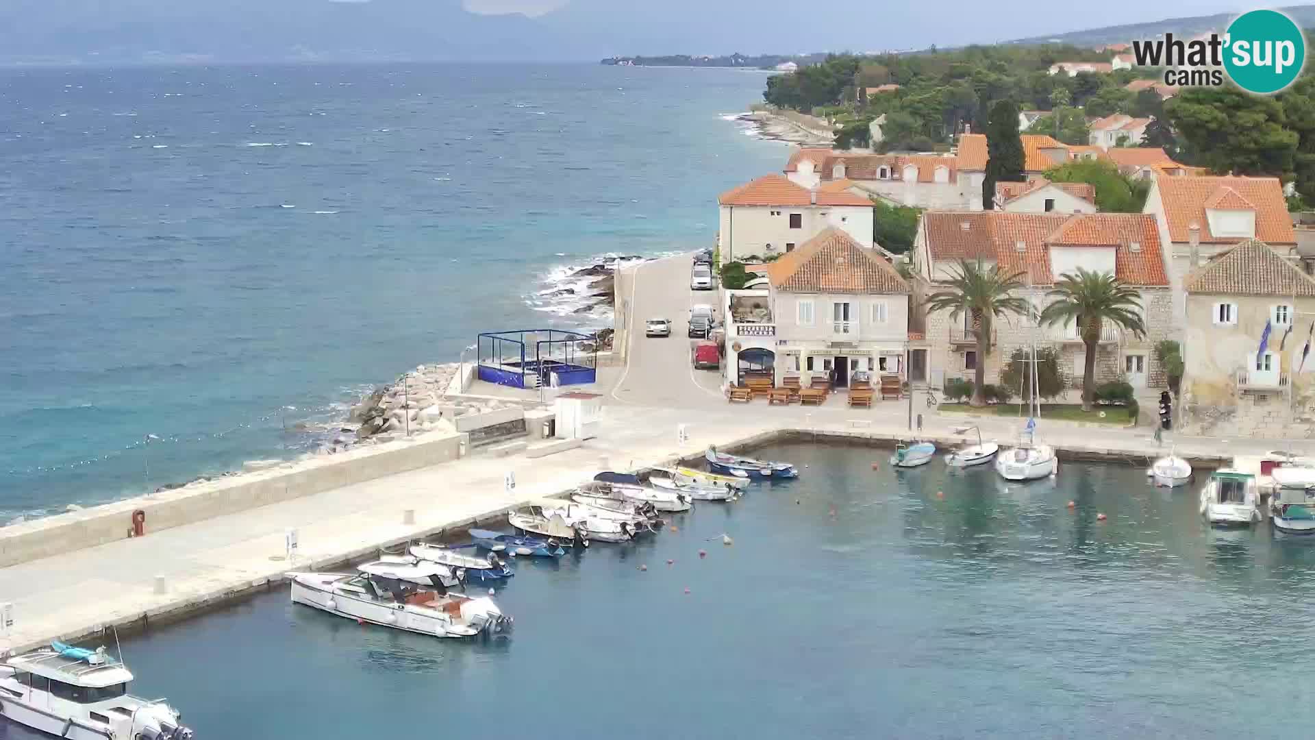 Webcam Sutivan Panorama – Vista en vivo desde la isla de Brač