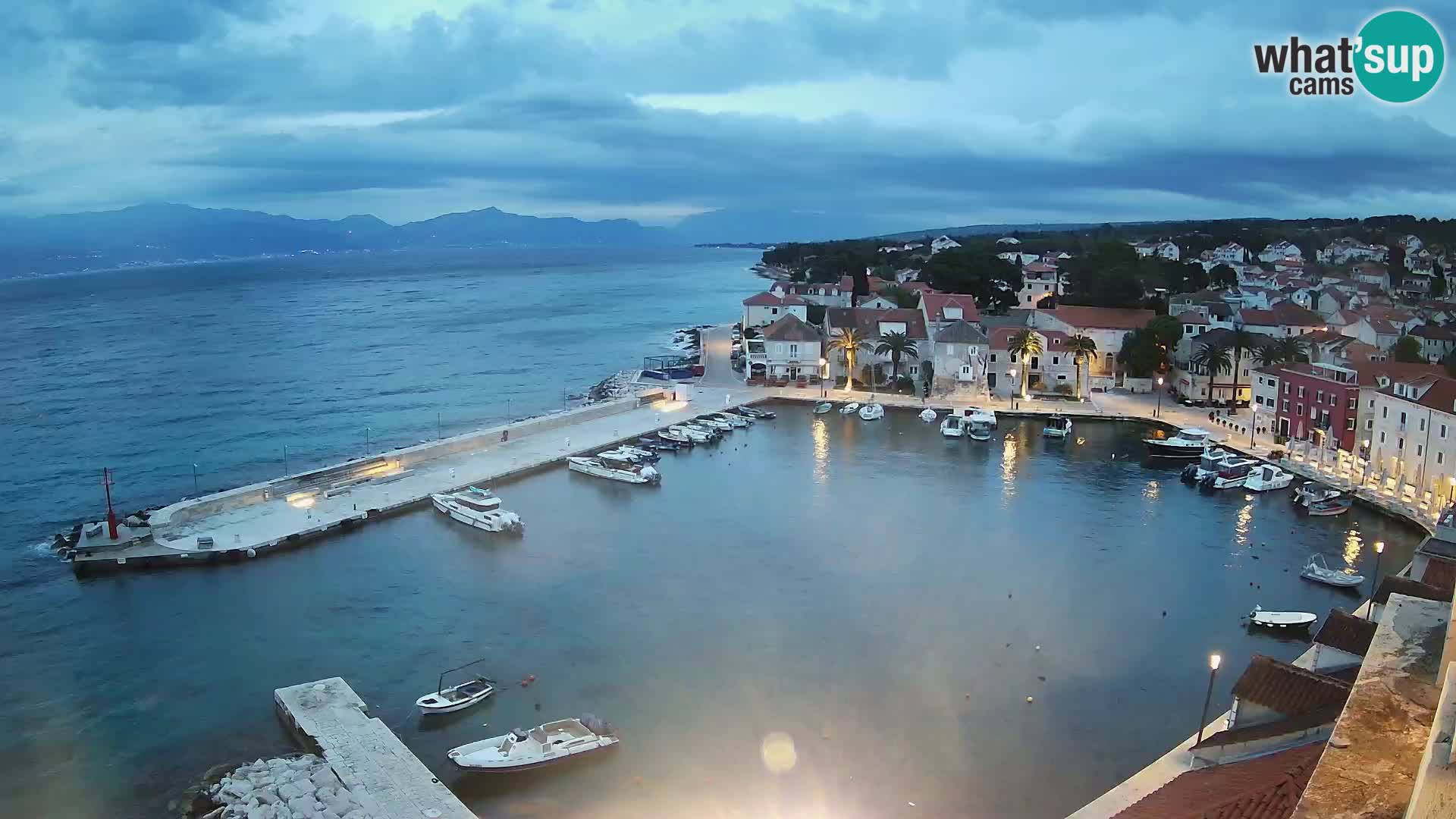 Webcam Sutivan panorama – Vista live dall’isola di Brač