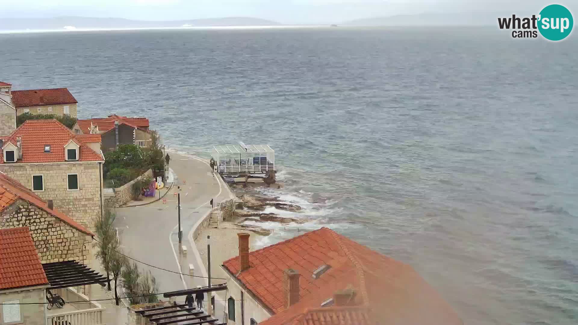 Web kamera Sutivan panorama – Pogled uživo s otoka Brača