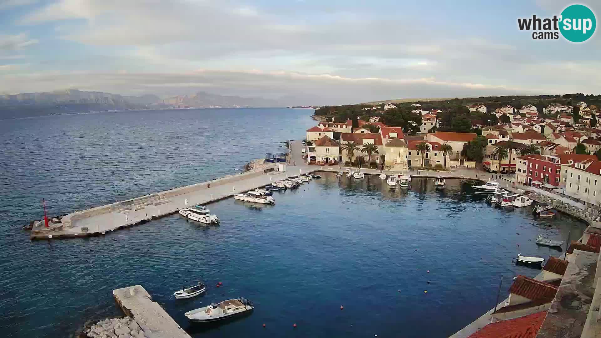 Webcam Sutivan panorama – Vista live dall’isola di Brač