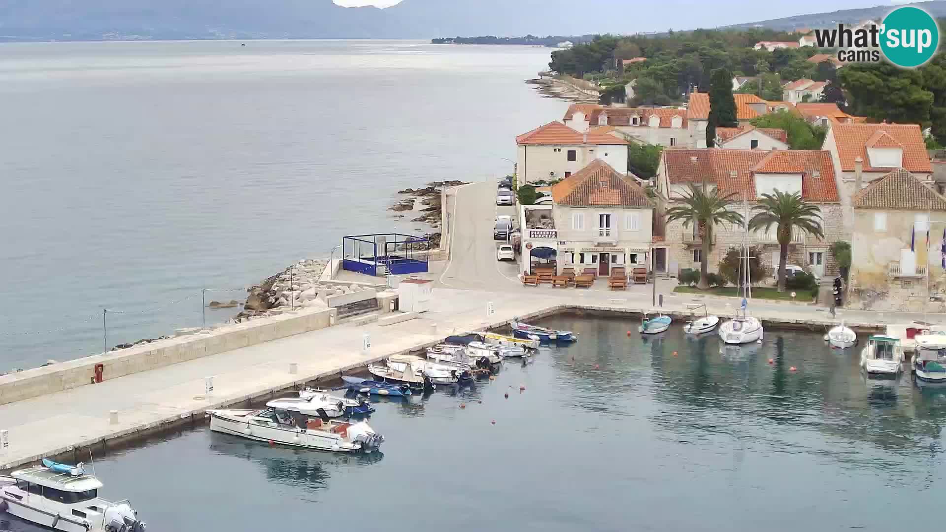 Web kamera Sutivan panorama – Pogled uživo s otoka Brača