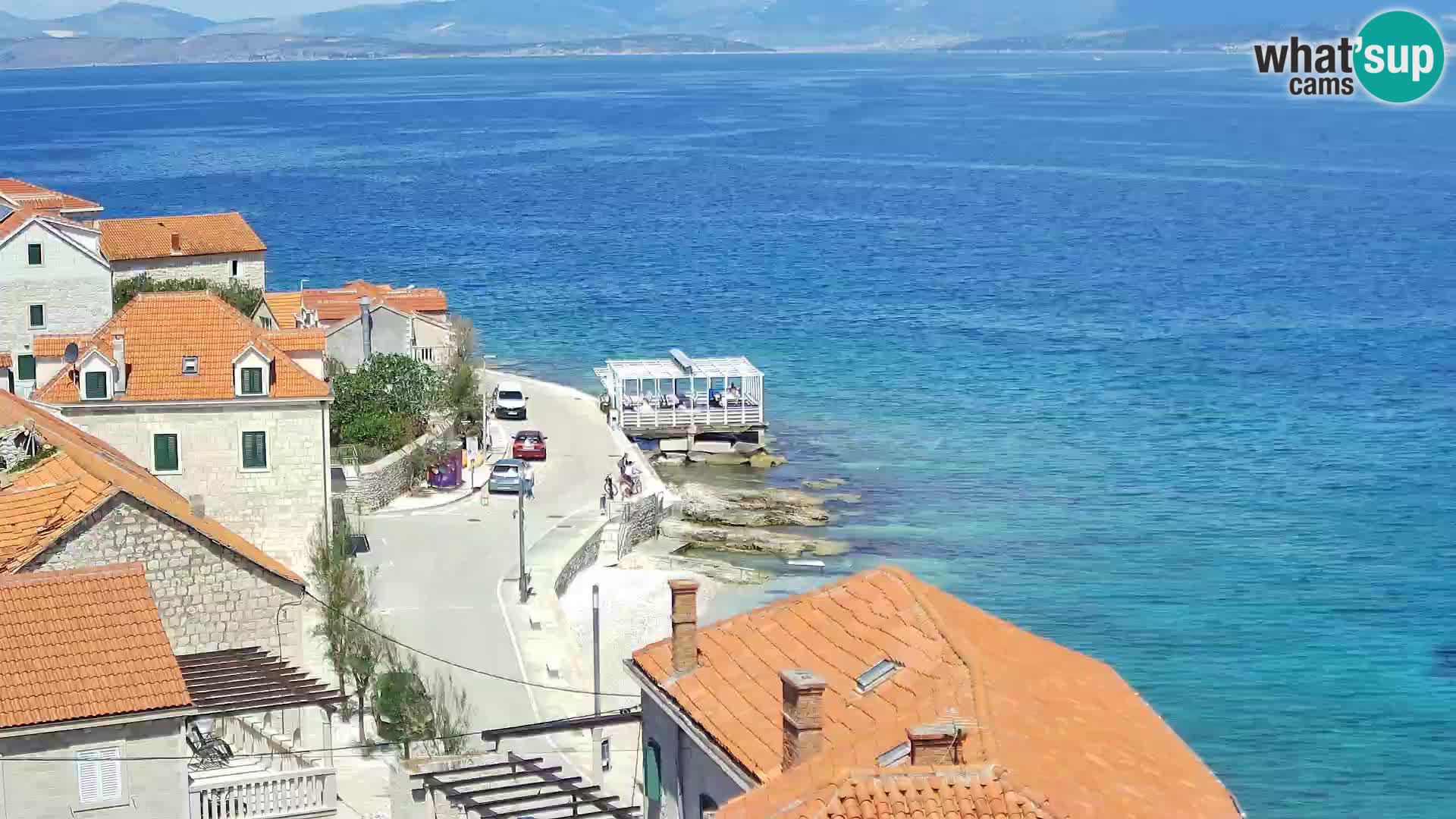Web kamera Sutivan panorama – Pogled uživo s otoka Brača