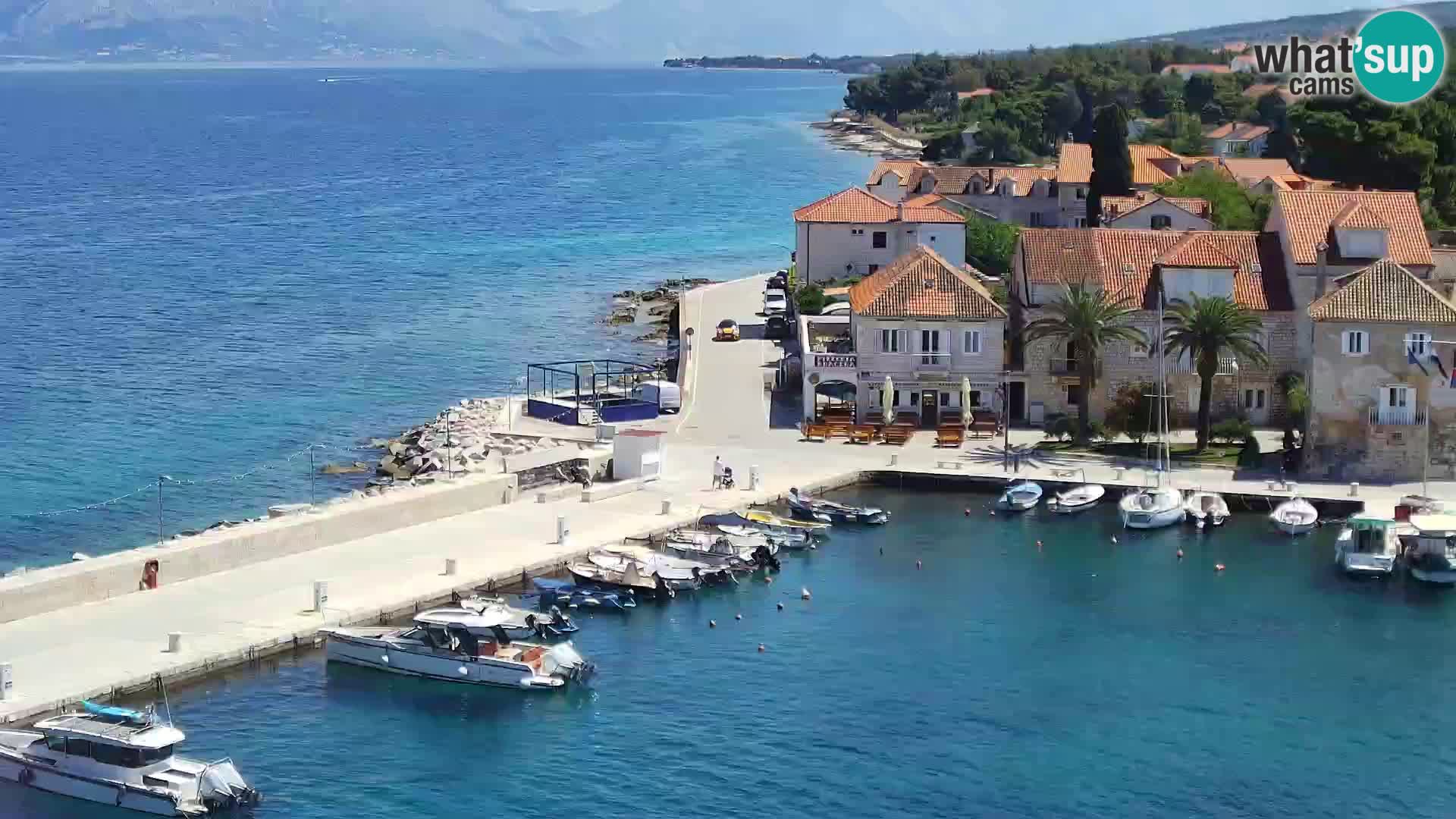 Web kamera Sutivan panorama – Pogled uživo s otoka Brača