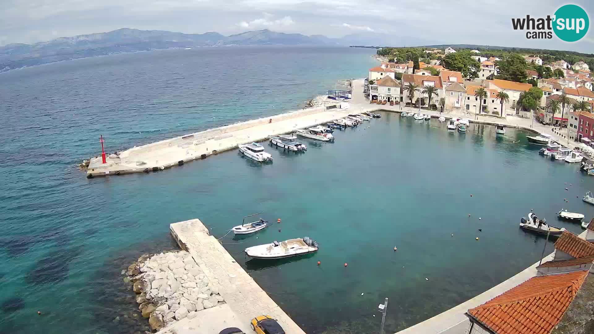 Webcam Sutivan Panorama – Liveblick von der Insel Brač