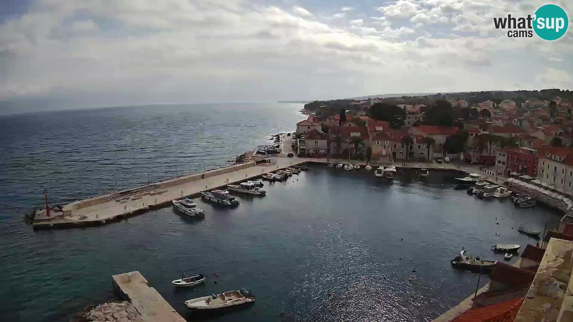 Webcam Sutivan Panorama – Liveblick von der Insel Brač
