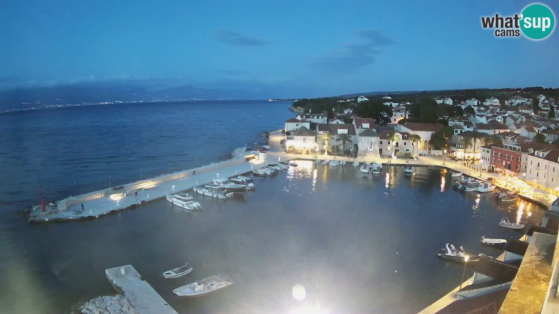 Webcam Sutivan panorama – Vista live dall’isola di Brač
