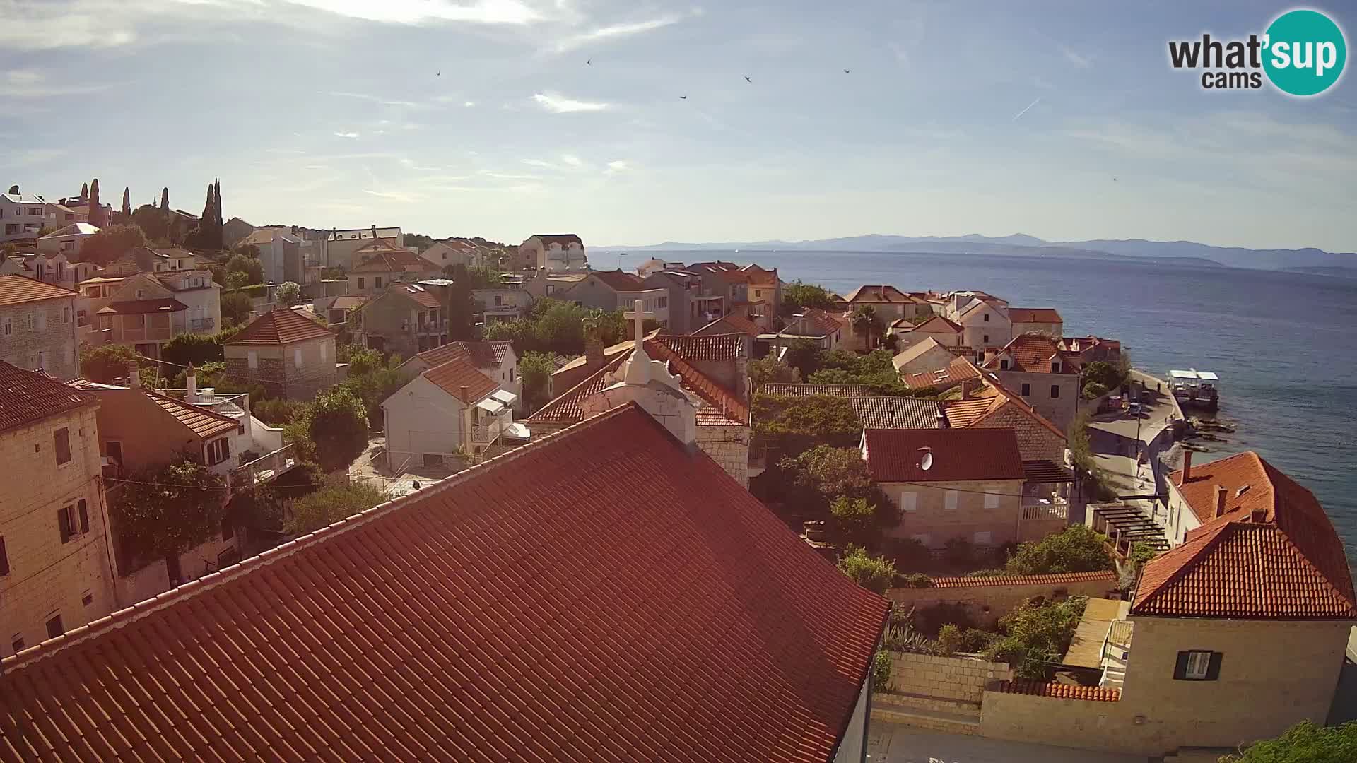 Webcam Sutivan panorama – Vista live dall’isola di Brač