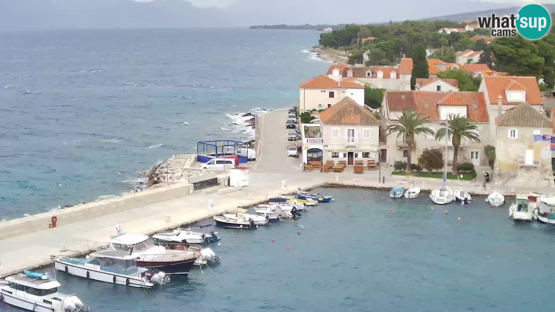 Web kamera Sutivan panorama – Pogled uživo s otoka Brača