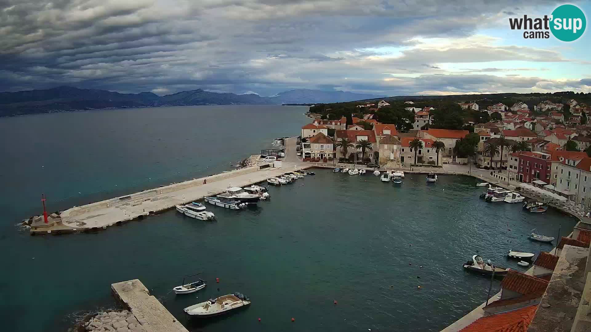 Webcam Sutivan Panorama – Liveblick von der Insel Brač