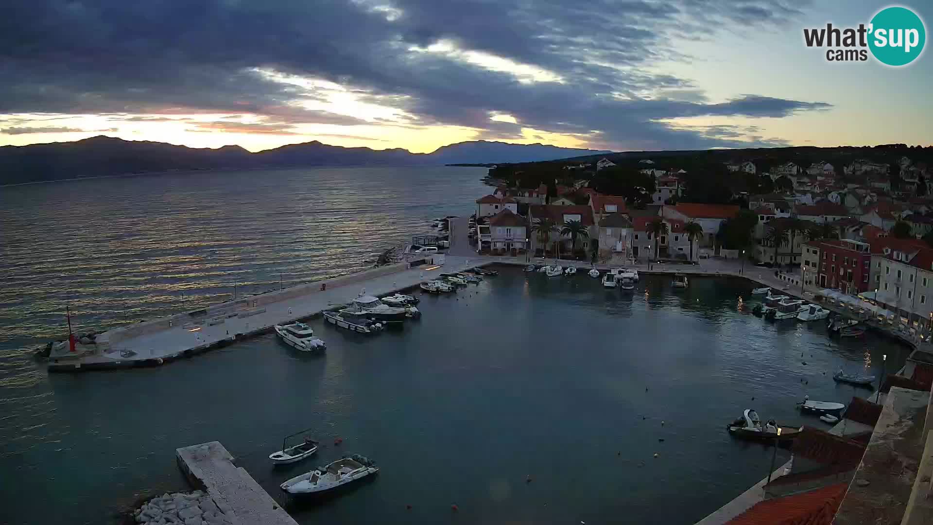 Webcam Sutivan panorama – Vista live dall’isola di Brač