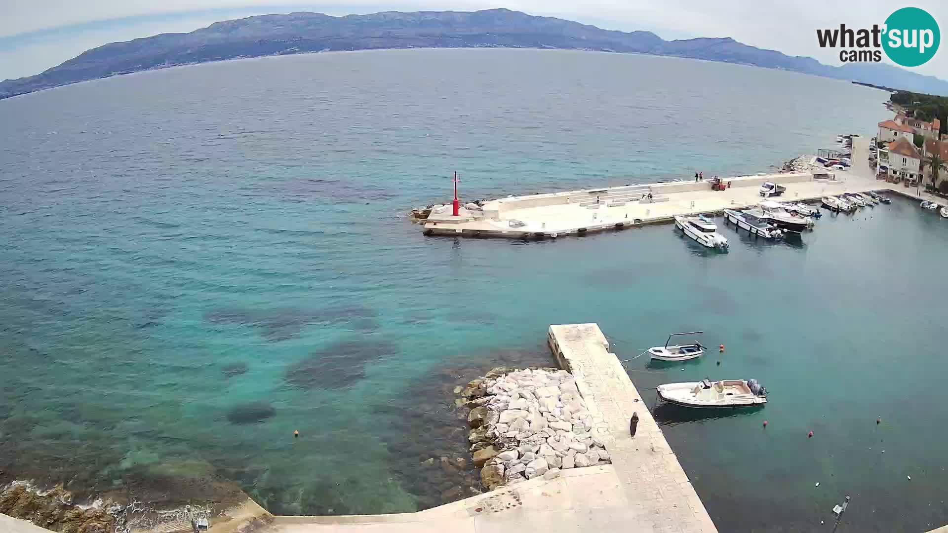 Webcam Sutivan Panorama – Vue en direct depuis l’île de Brač
