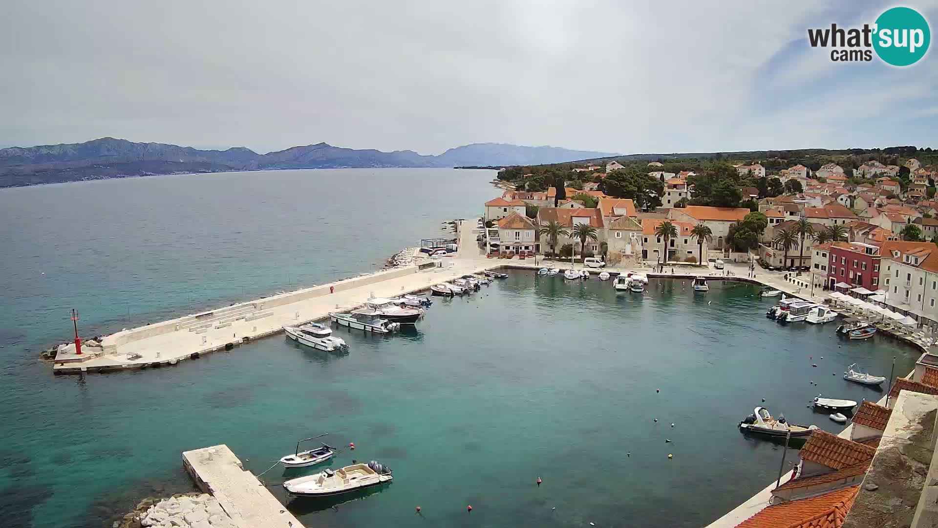 Webcam Sutivan Panorama – Vue en direct depuis l’île de Brač