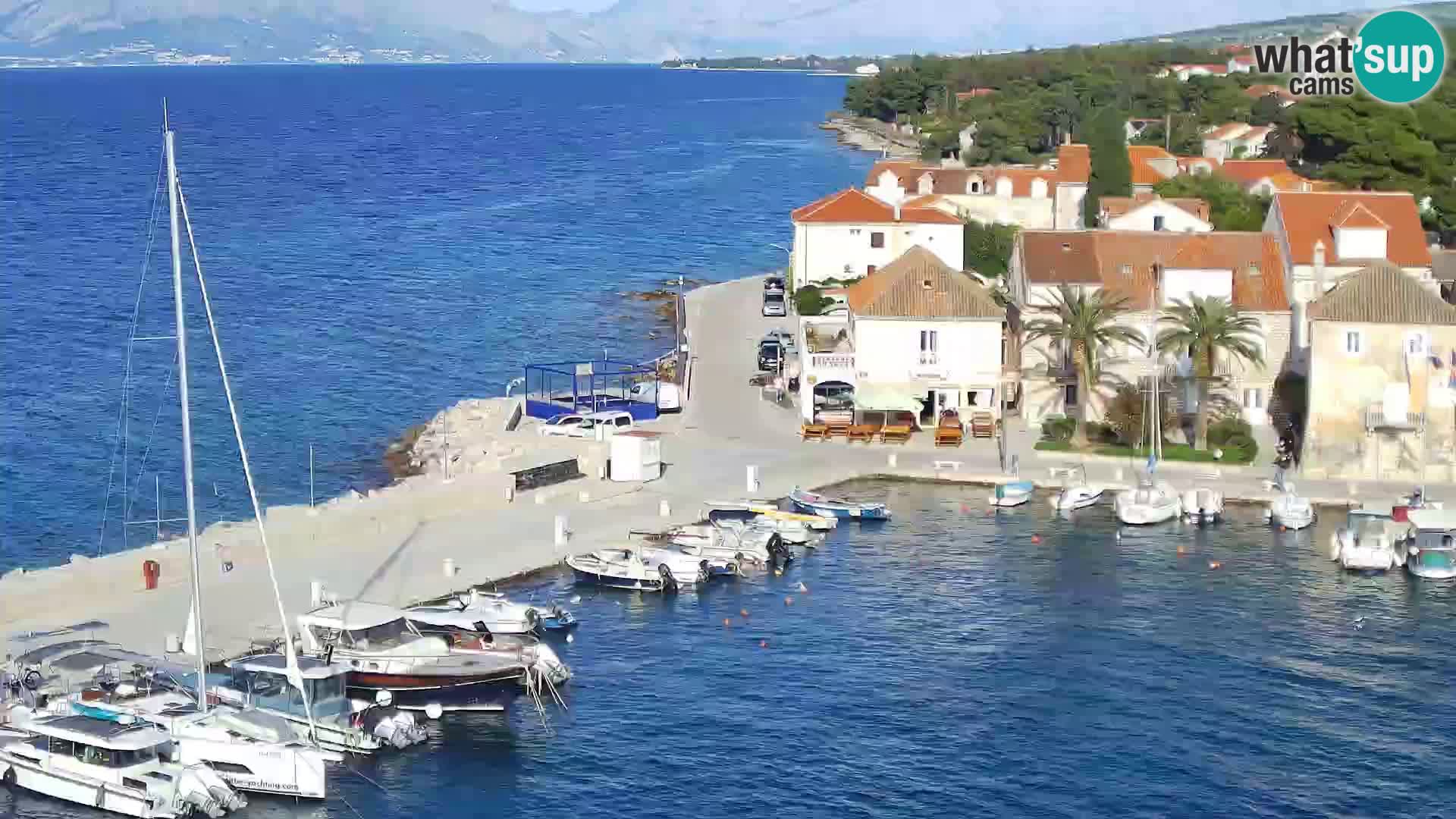 Webcam Sutivan panorama – Vista live dall’isola di Brač