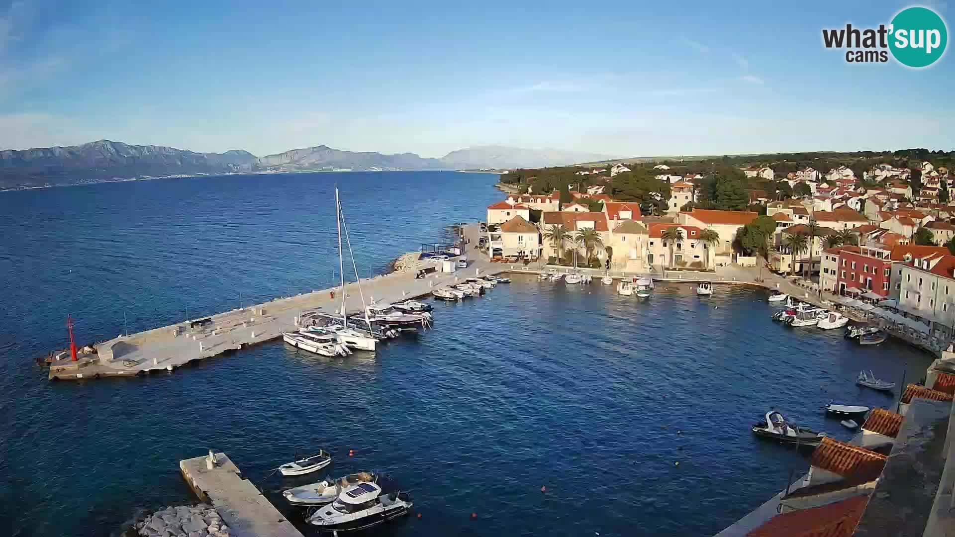 Webcam Sutivan panorama – Vista live dall’isola di Brač