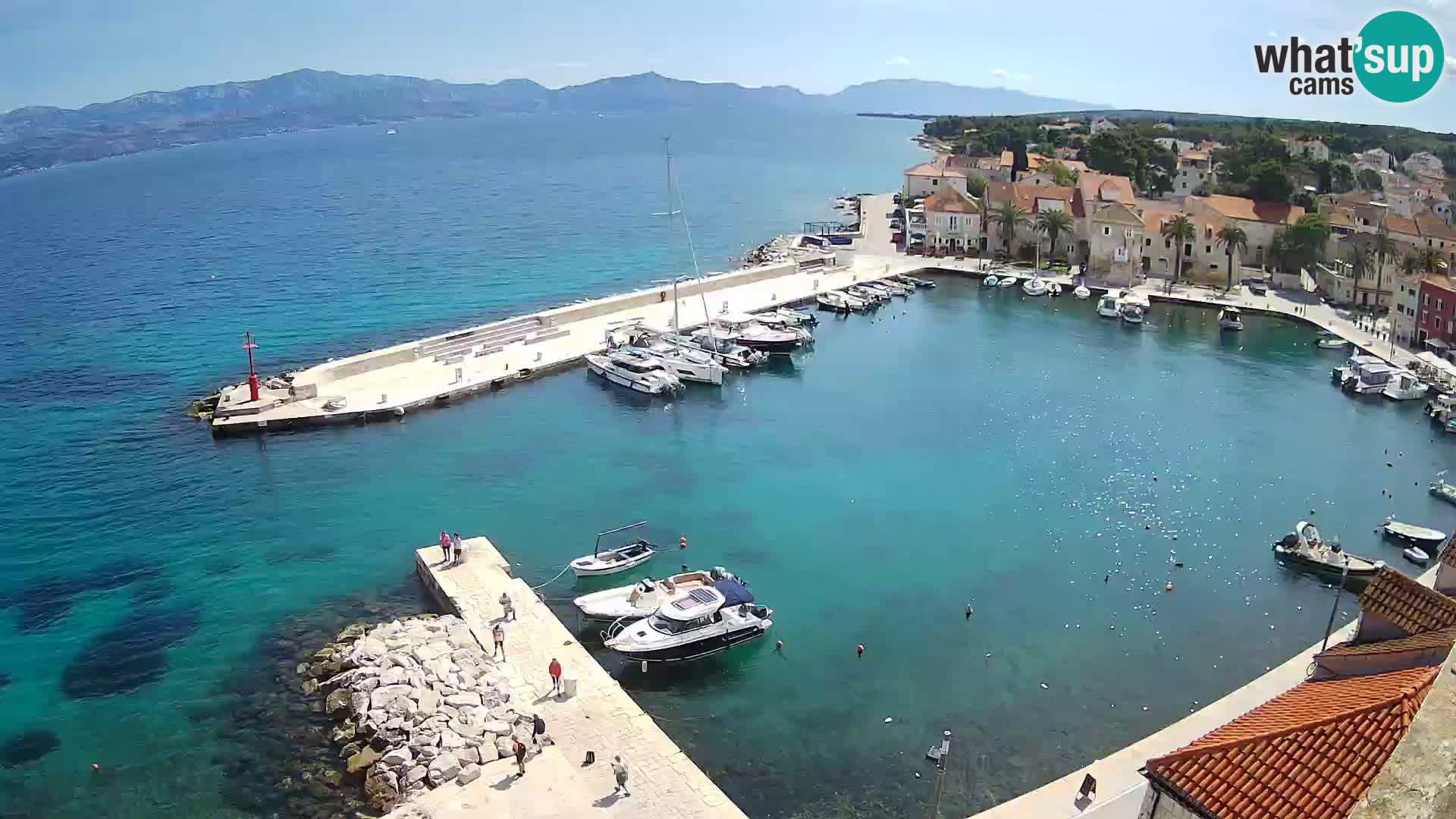 Webcam Sutivan Panorama – Liveblick von der Insel Brač
