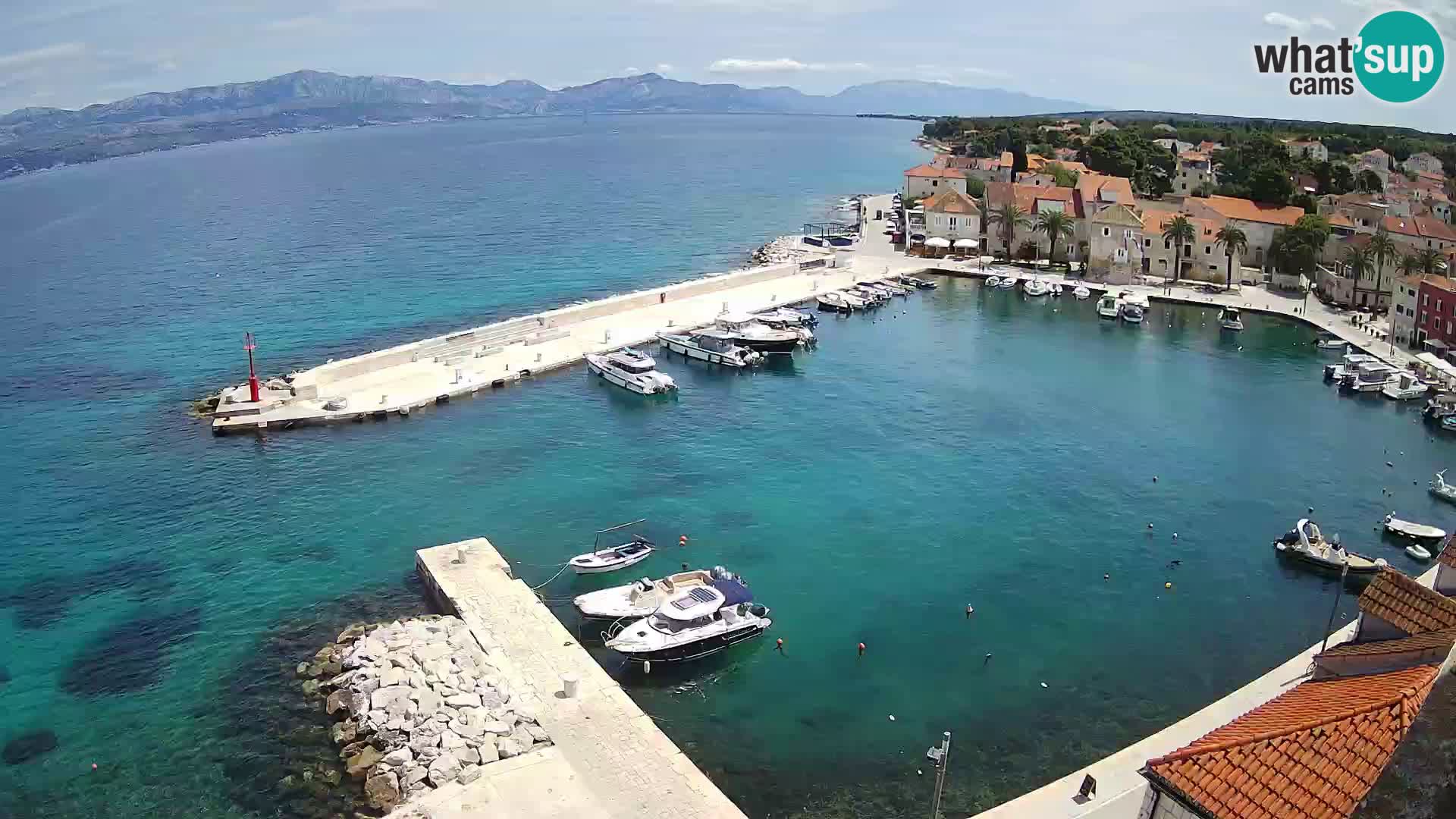 Webcam Sutivan Panorama – Live View from Brač Island