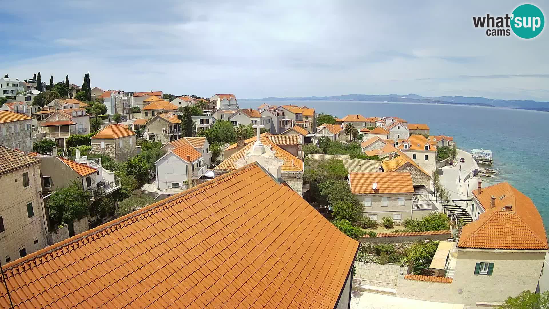 Webcam Sutivan panorama – Vista live dall’isola di Brač