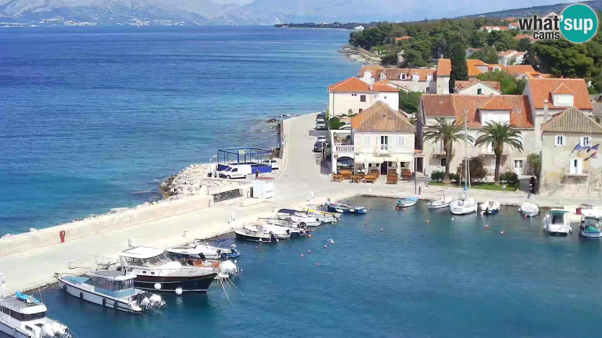 Webcam Sutivan Panorama – Vista en vivo desde la isla de Brač