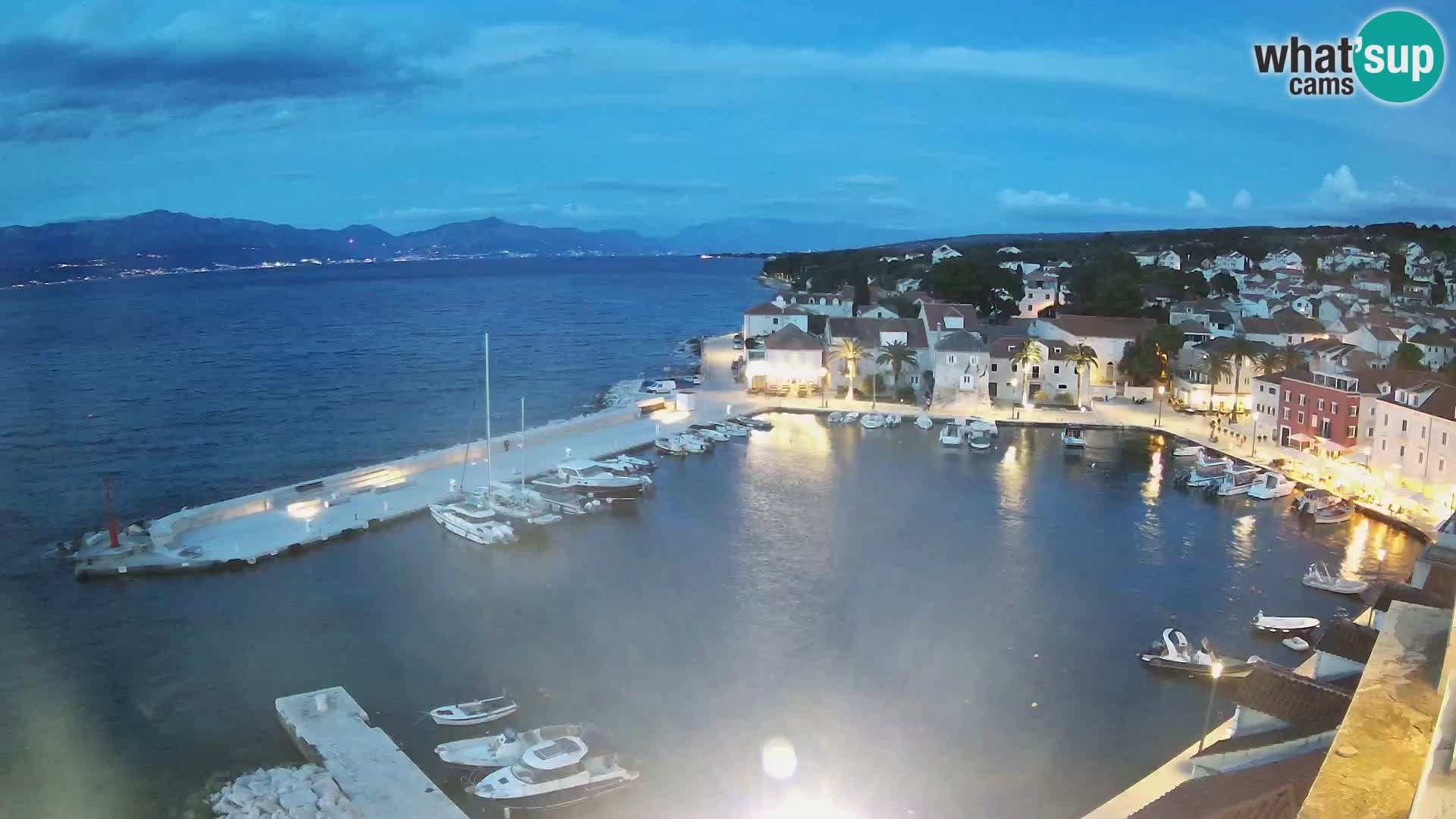 Webcam Sutivan Panorama – Vista en vivo desde la isla de Brač