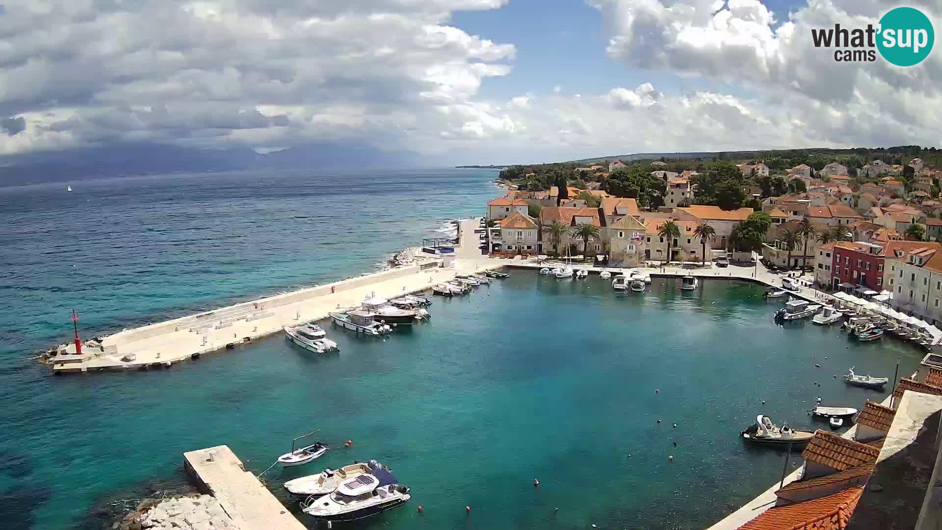Webcam Sutivan Panorama – Liveblick von der Insel Brač