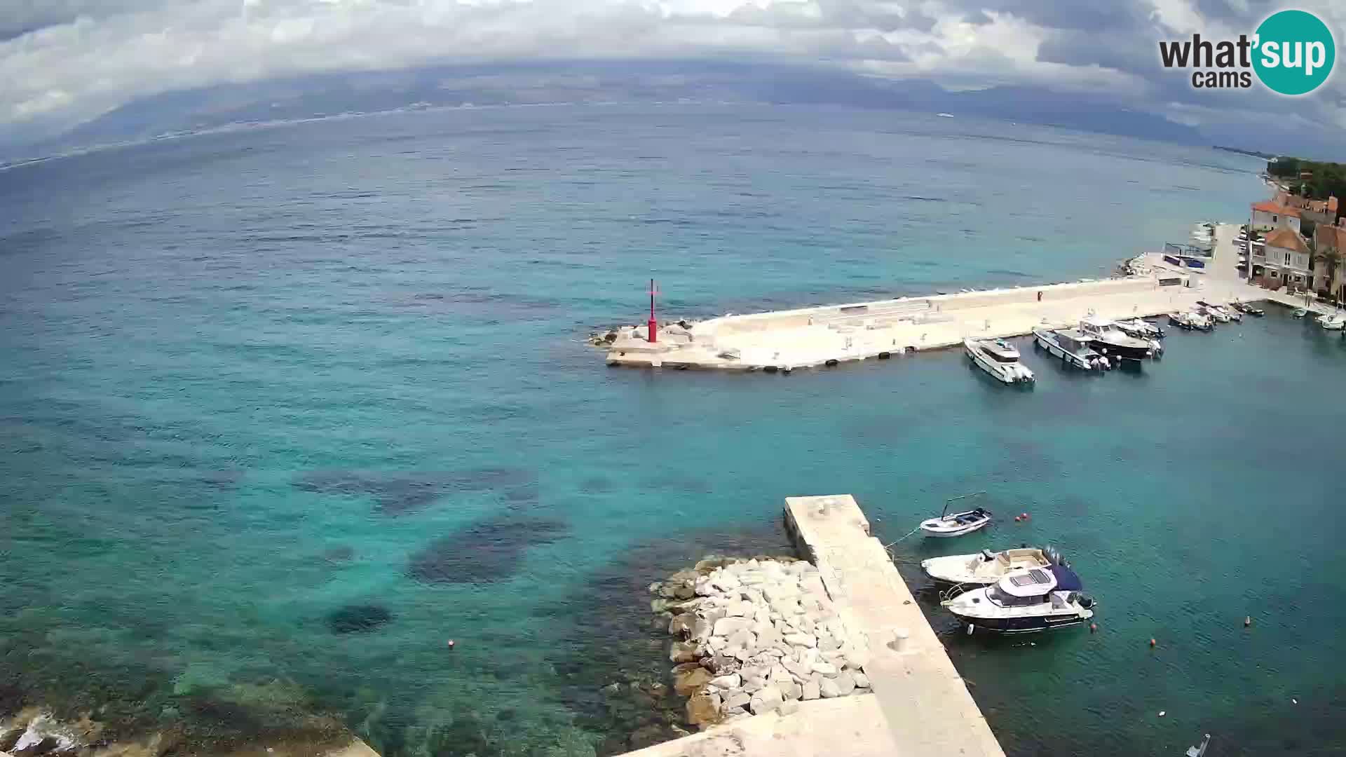 Webcam Sutivan Panorama – Vue en direct depuis l’île de Brač