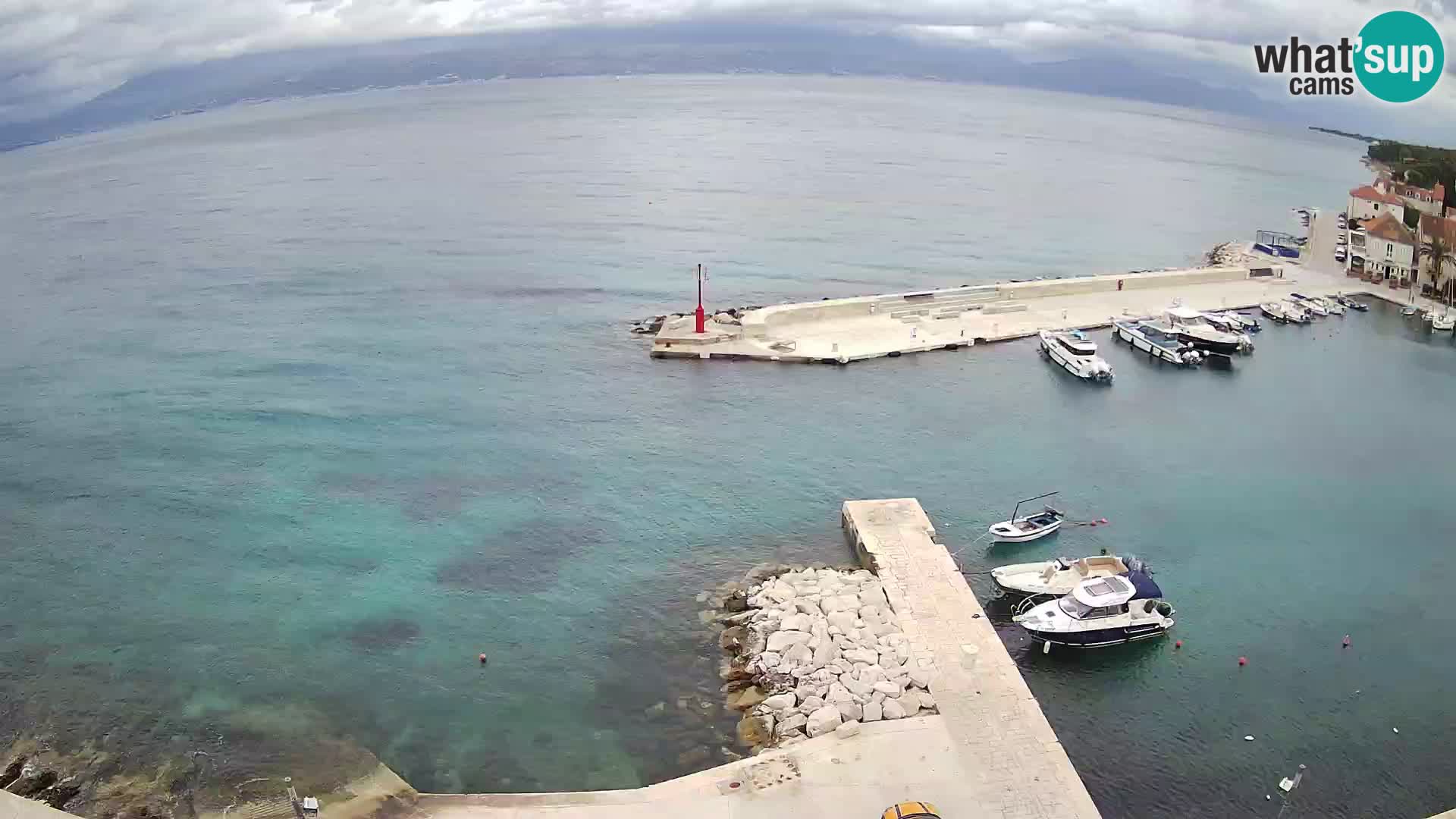Webcam Sutivan panorama – Vista live dall’isola di Brač