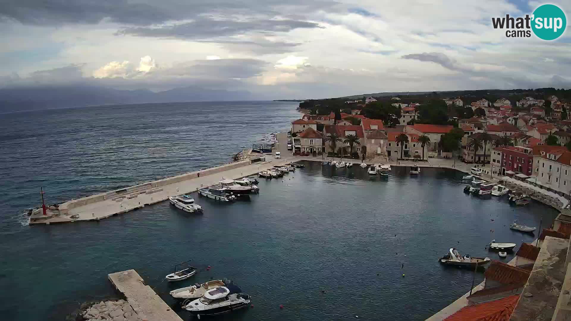 Webcam Sutivan panorama – Vista live dall’isola di Brač