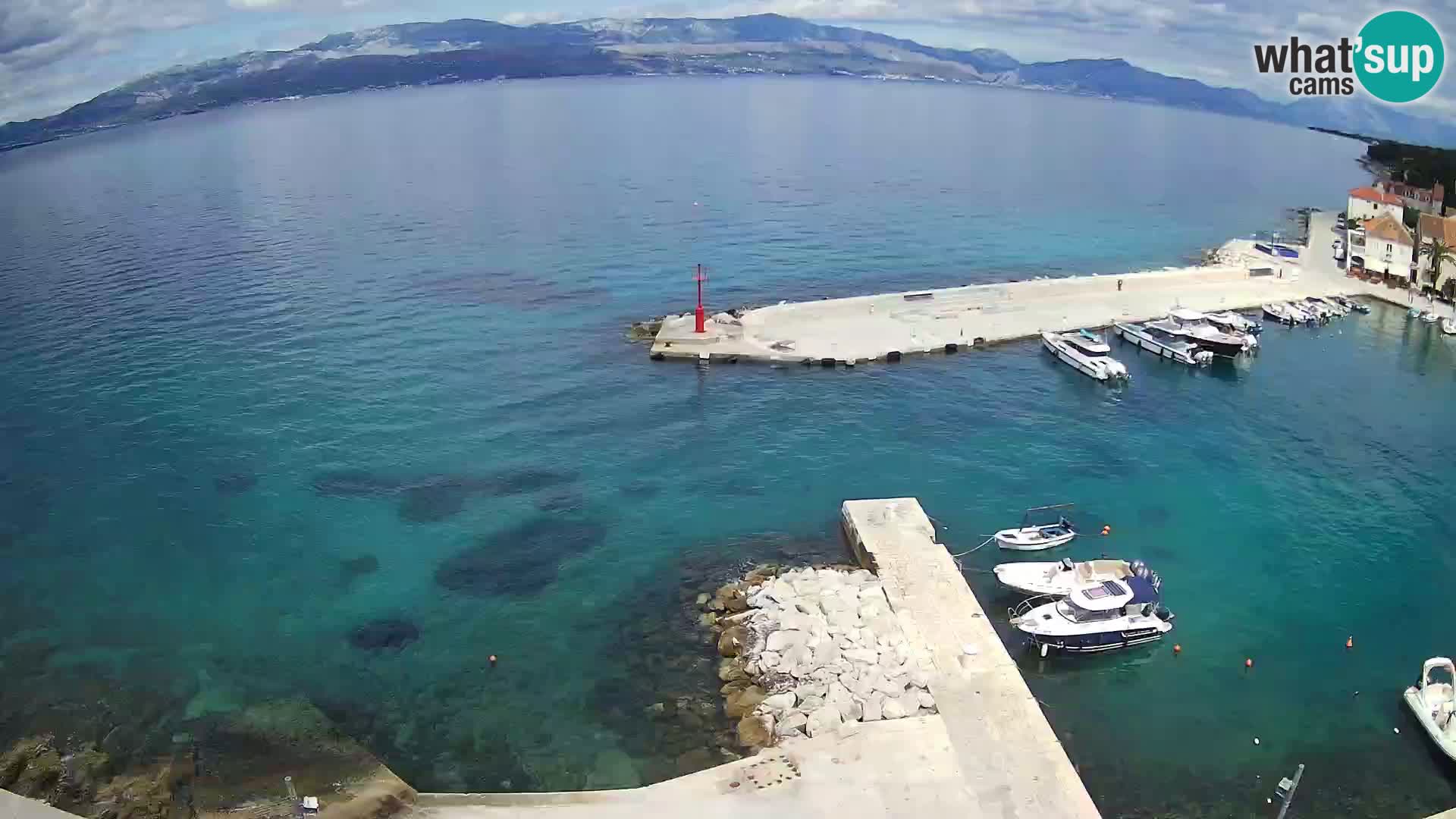 Webcam Sutivan Panorama – Vue en direct depuis l’île de Brač