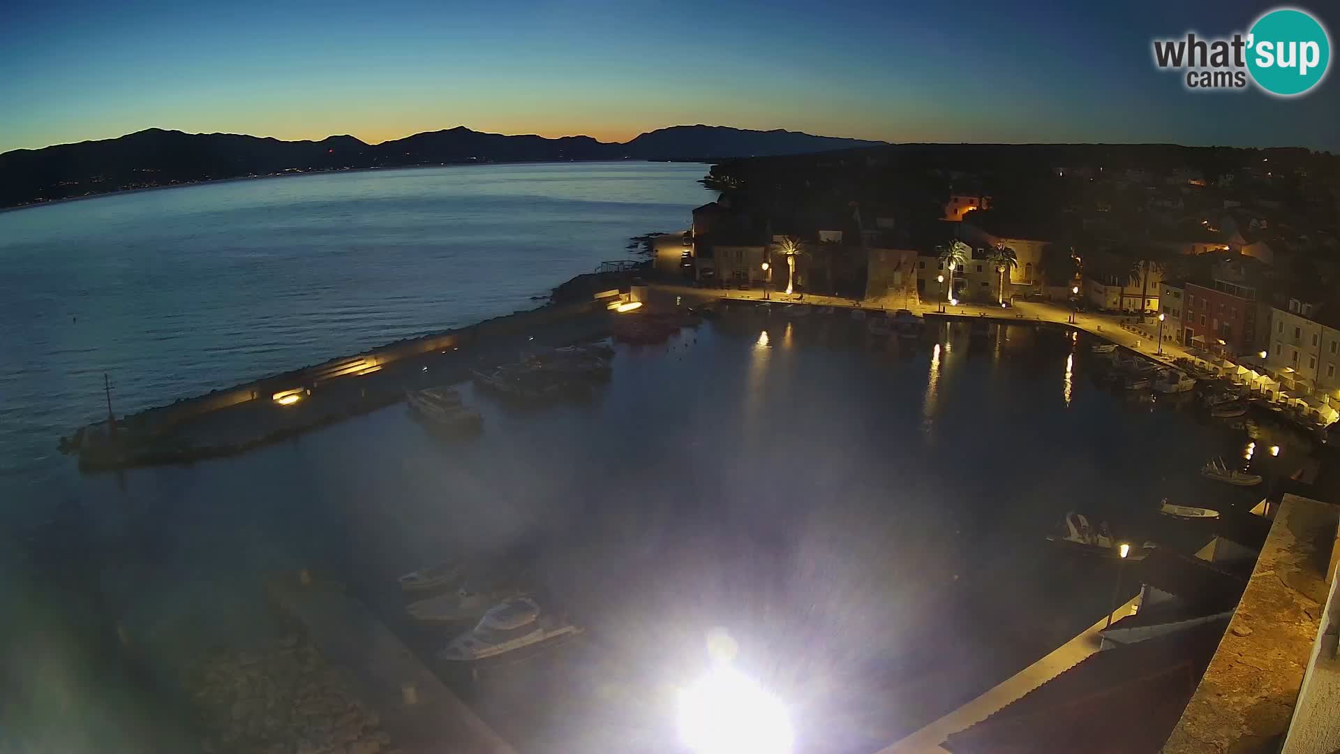 Webcam Sutivan Panorama – Vista en vivo desde la isla de Brač