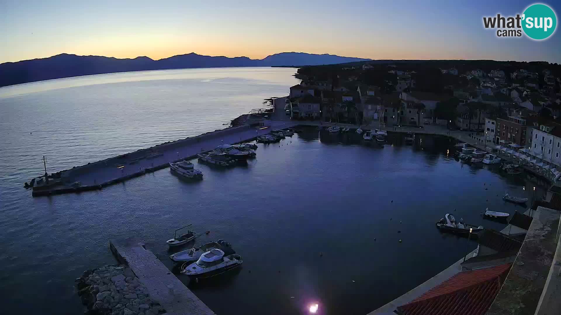Webcam Sutivan Panorama – Vista en vivo desde la isla de Brač