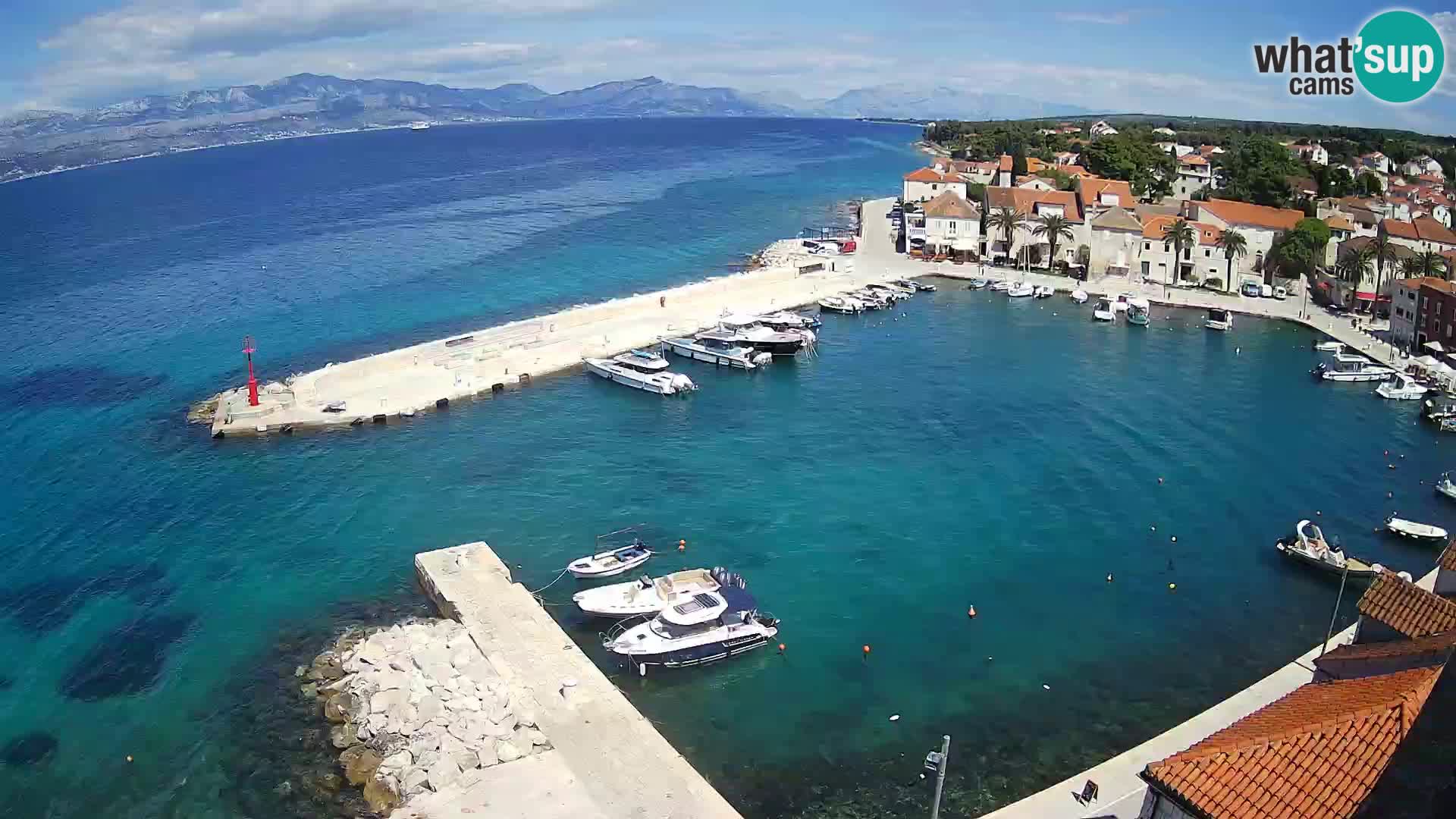 Webcam Sutivan Panorama – Live View from Brač Island
