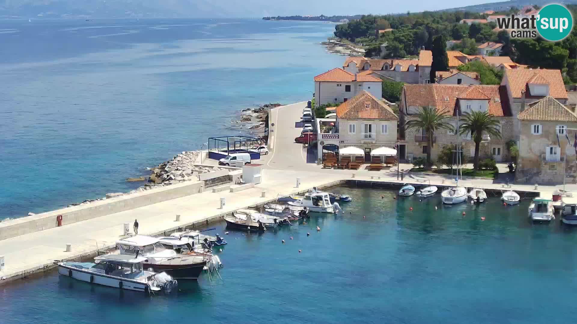 Webcam Sutivan panorama – Vista live dall’isola di Brač