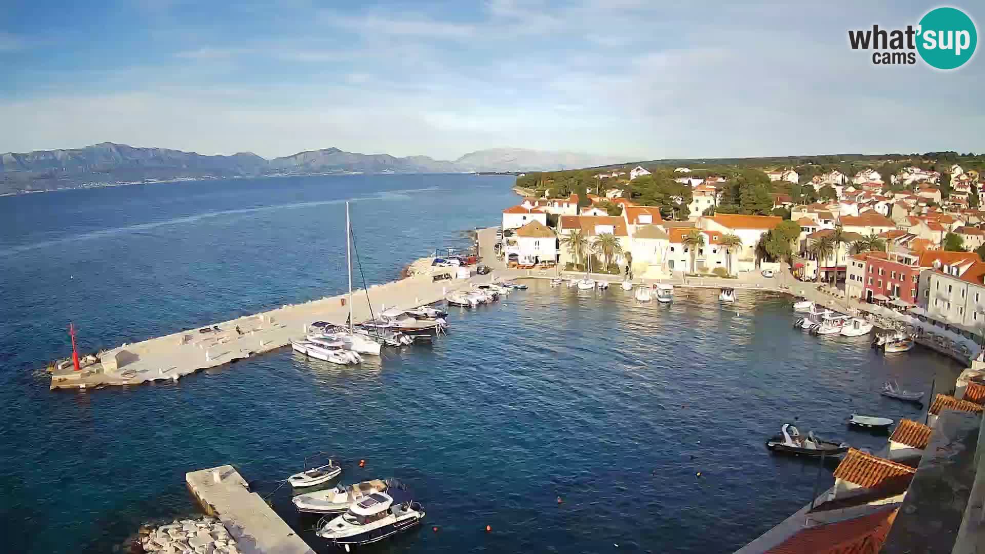Webcam Sutivan panorama – Vista live dall’isola di Brač