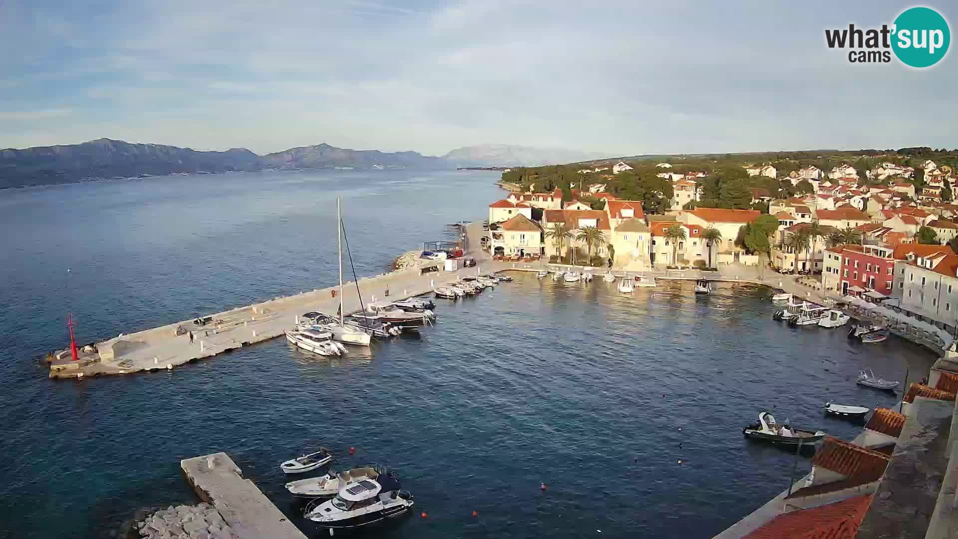 Webcam Sutivan panorama – Vista live dall’isola di Brač