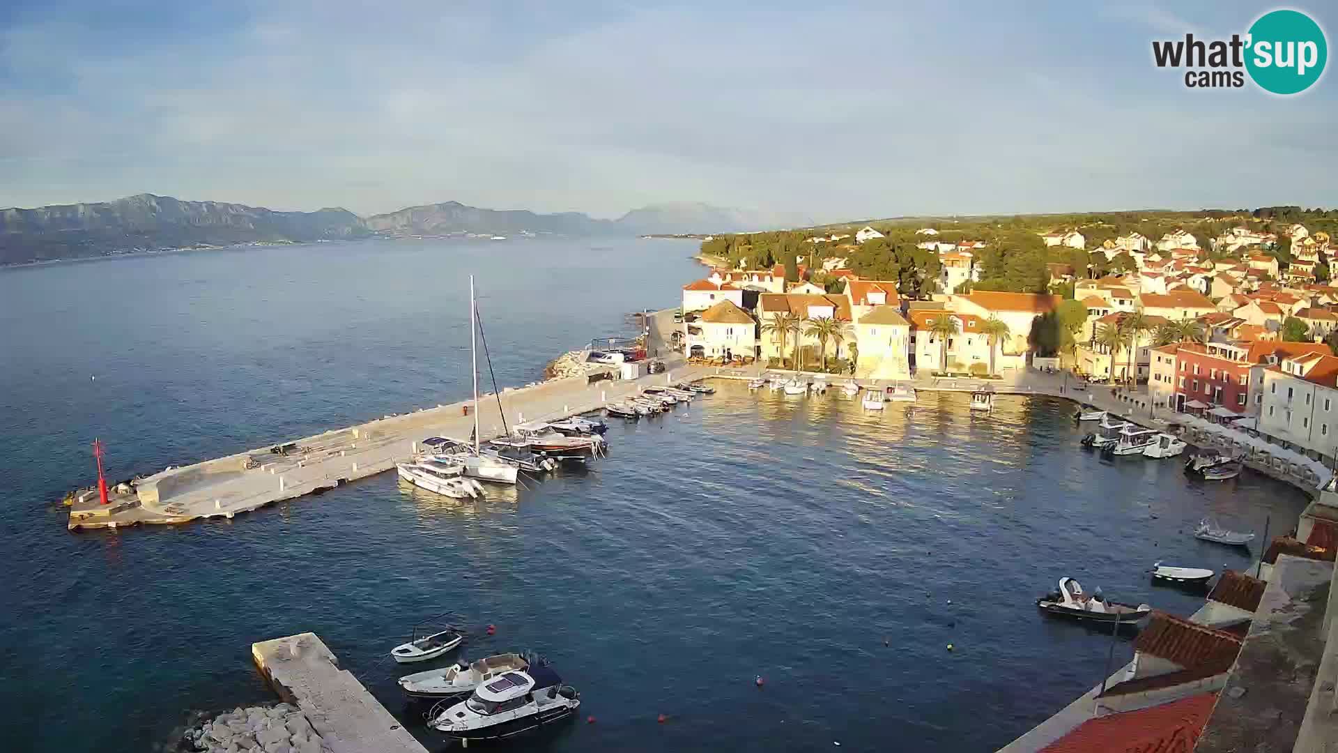 Webcam Sutivan panorama – Vista live dall’isola di Brač
