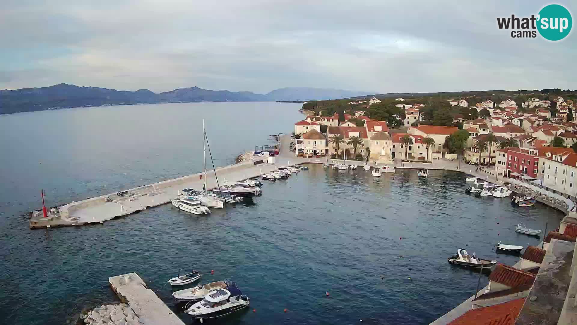 Webcam Sutivan panorama – Vista live dall’isola di Brač