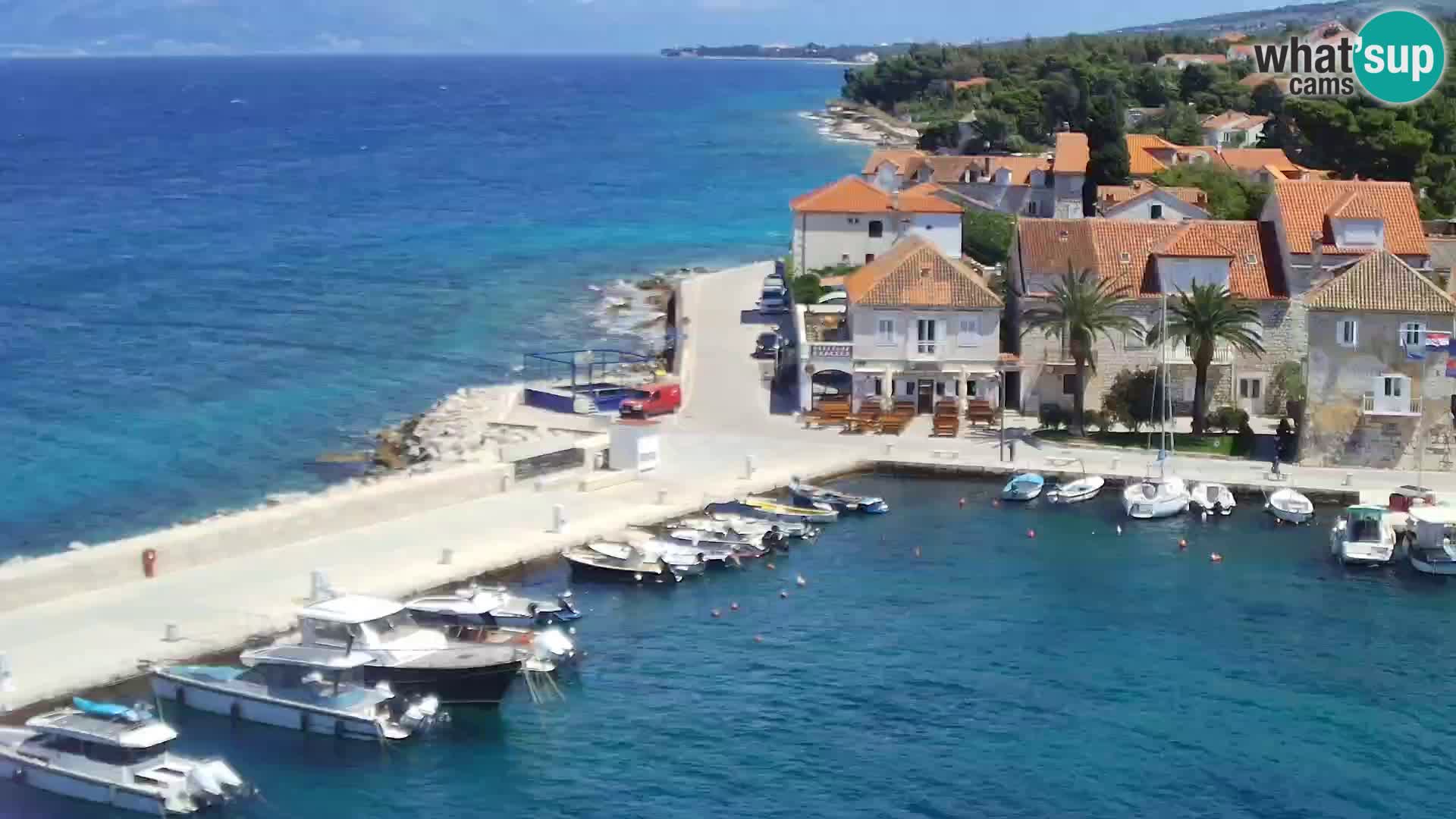 Web kamera Sutivan panorama – Pogled uživo s otoka Brača