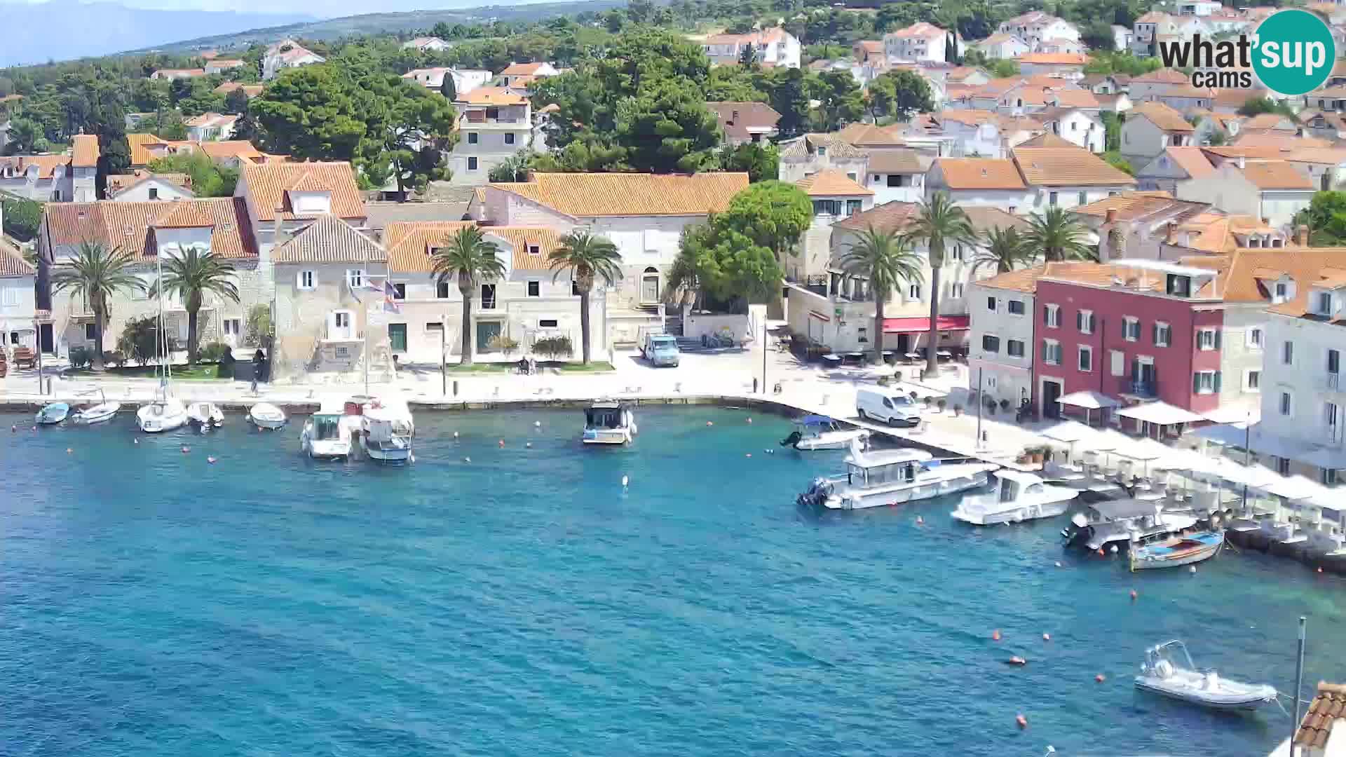 Webcam Sutivan panorama – Vista live dall’isola di Brač