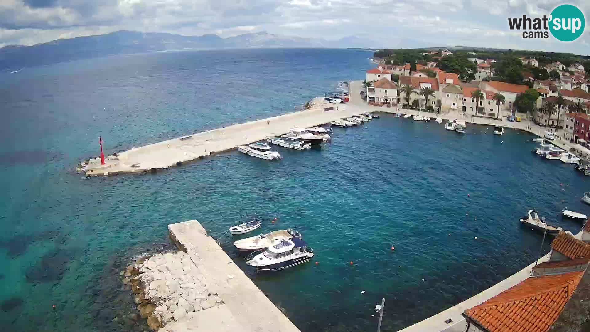 Webcam Sutivan Panorama – Liveblick von der Insel Brač