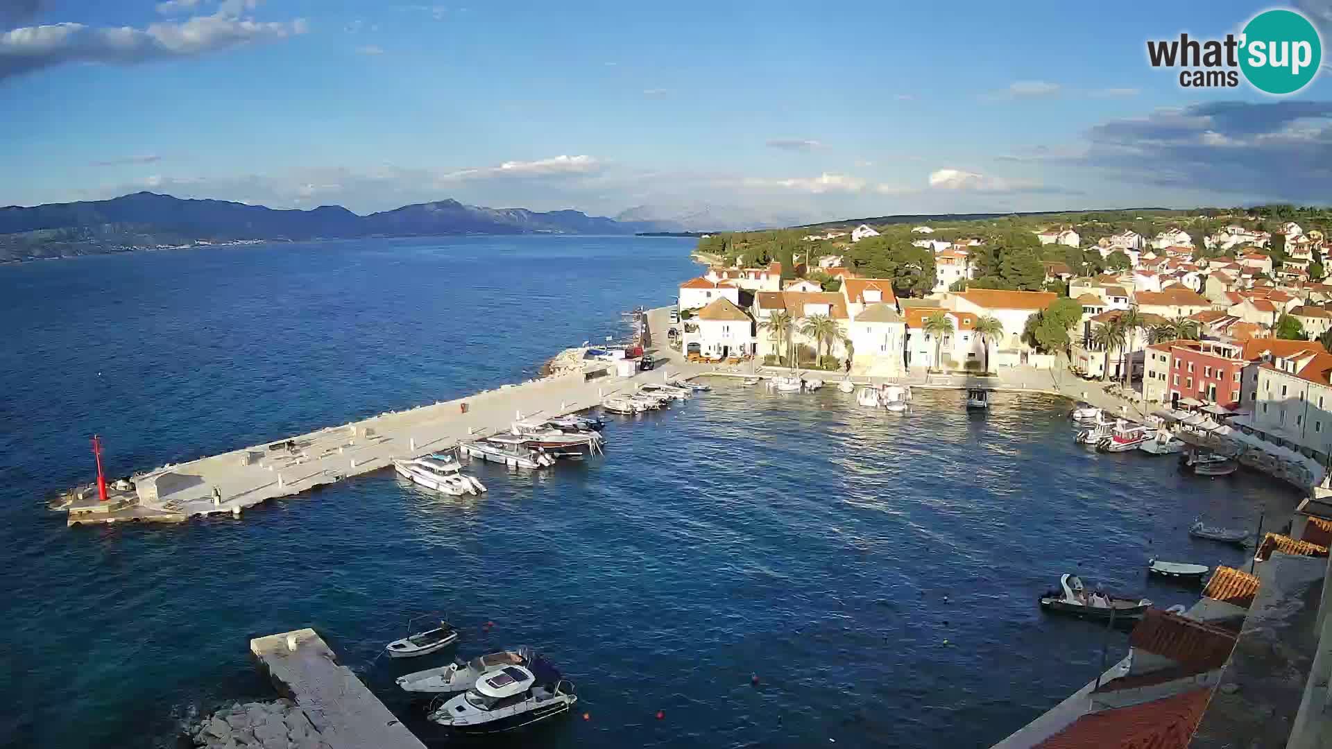 Webcam Sutivan panorama – Vista live dall’isola di Brač
