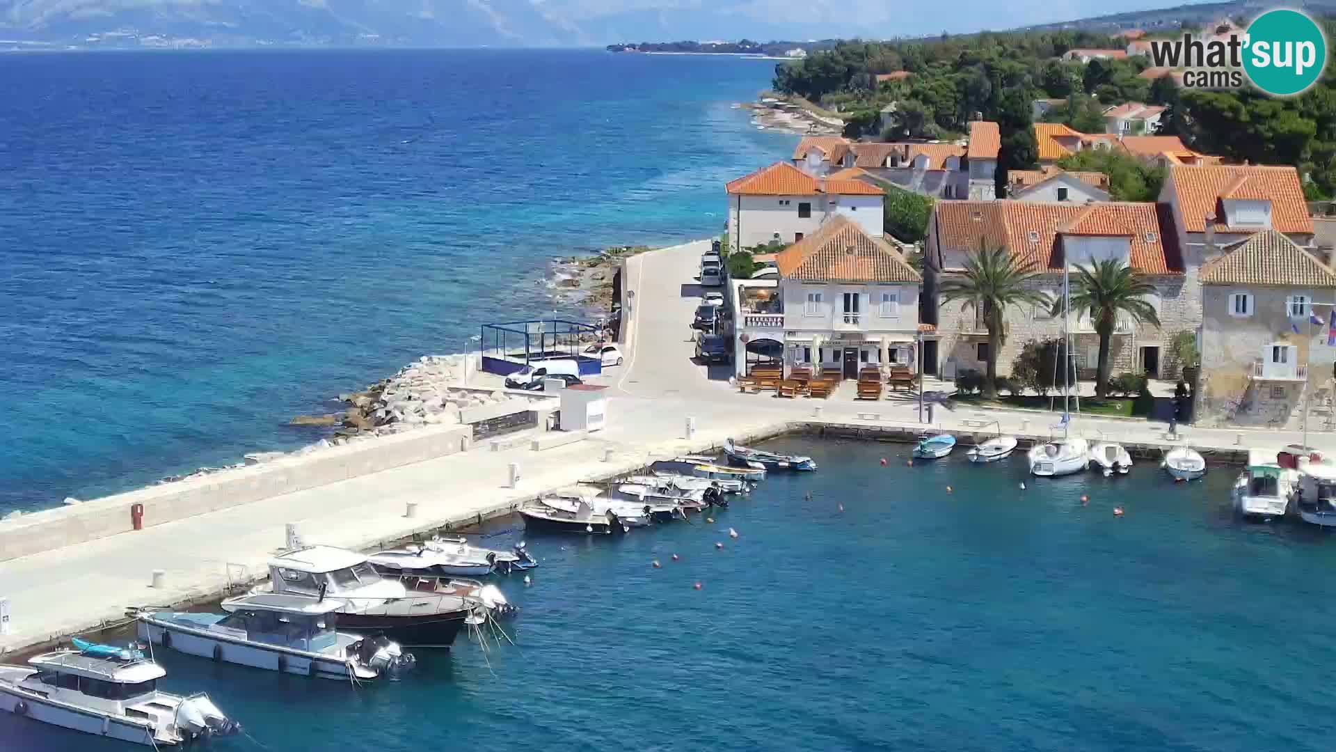 Webcam Sutivan Panorama – Vista en vivo desde la isla de Brač