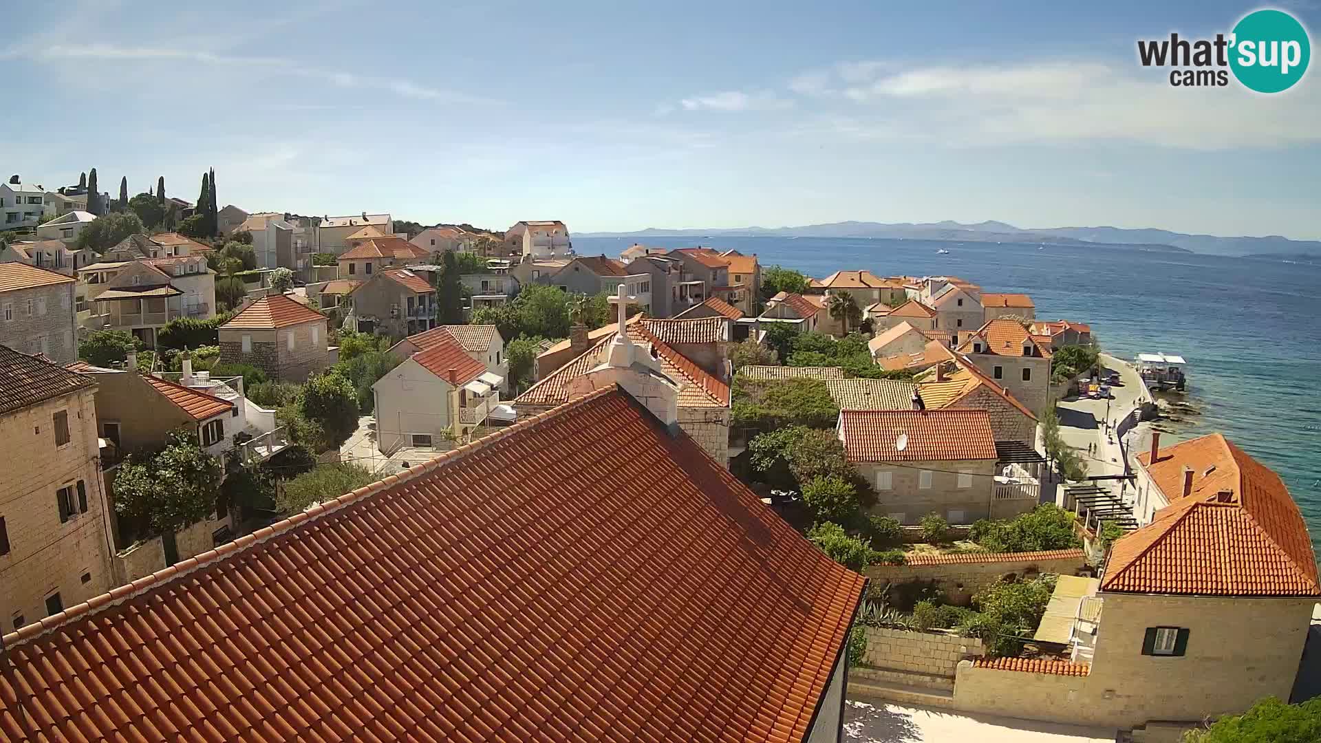 Webcam Sutivan panorama – Vista live dall’isola di Brač