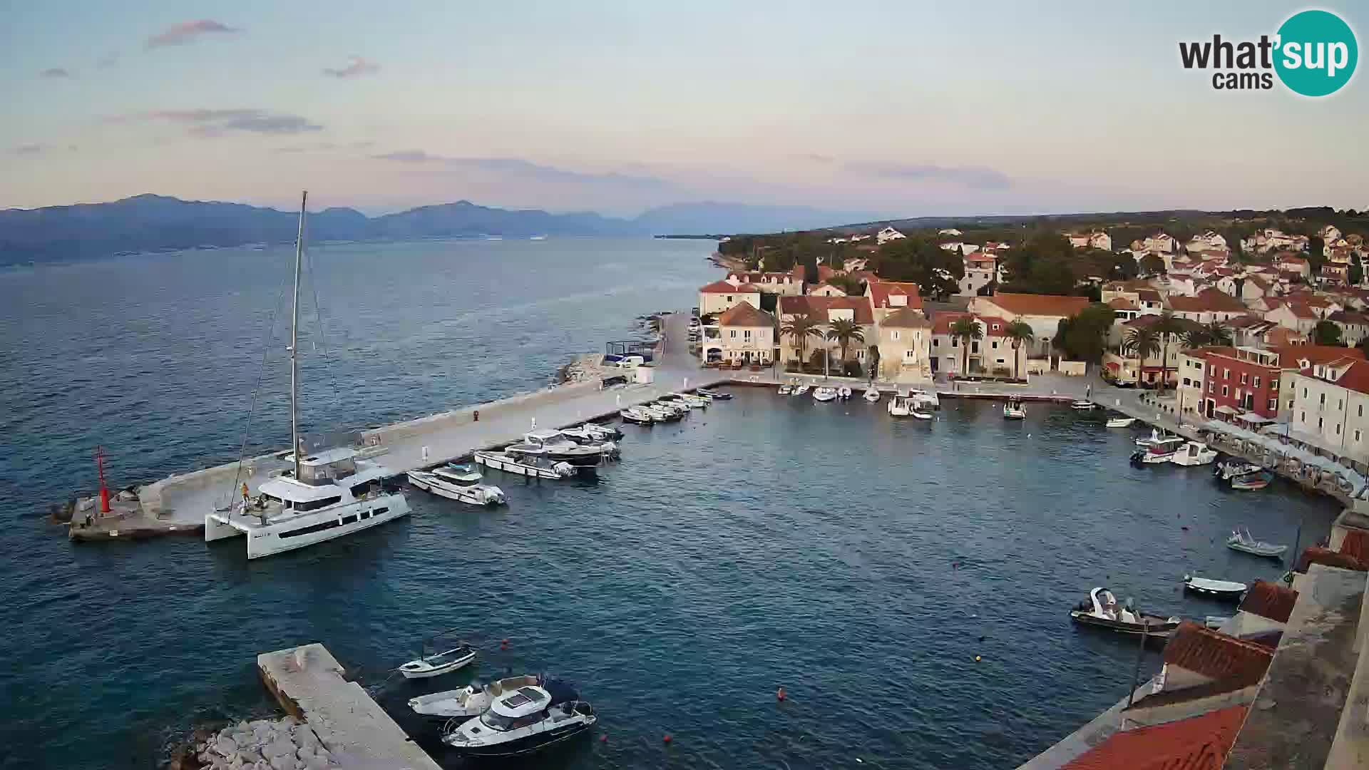 Webcam Sutivan panorama – Vista live dall’isola di Brač
