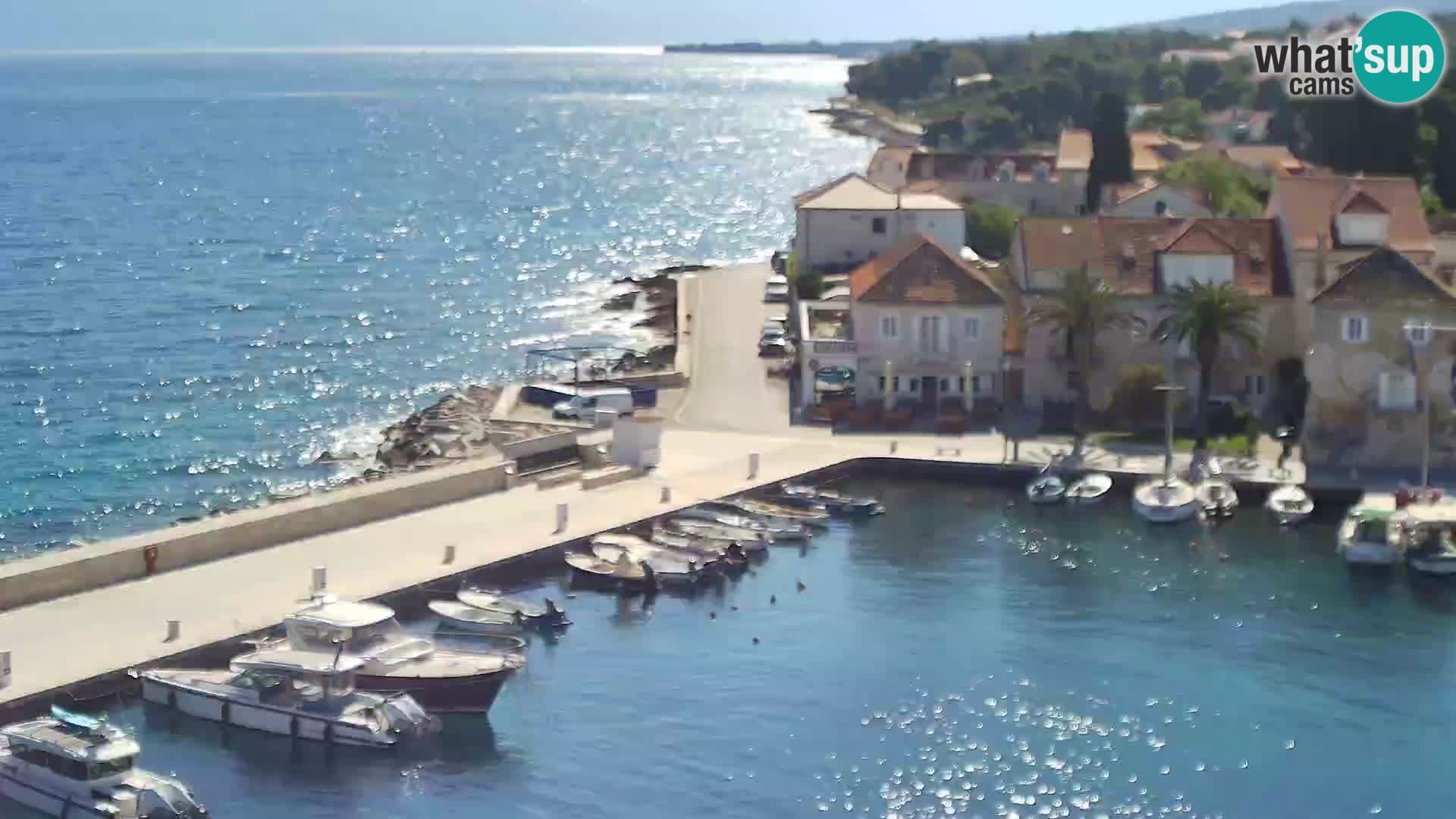 Web kamera Sutivan panorama – Pogled uživo s otoka Brača