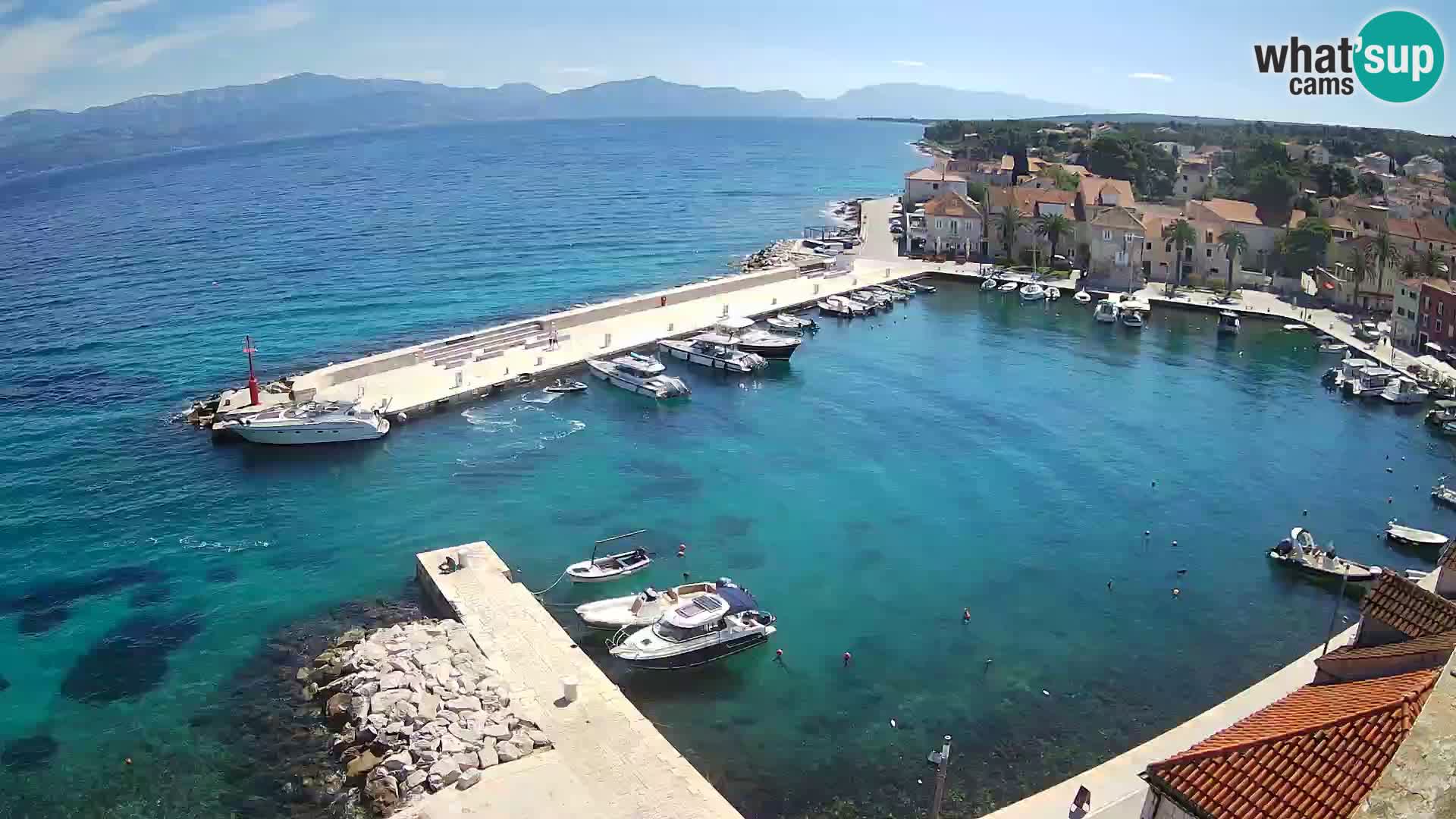 Webcam Sutivan Panorama – Vue en direct depuis l’île de Brač