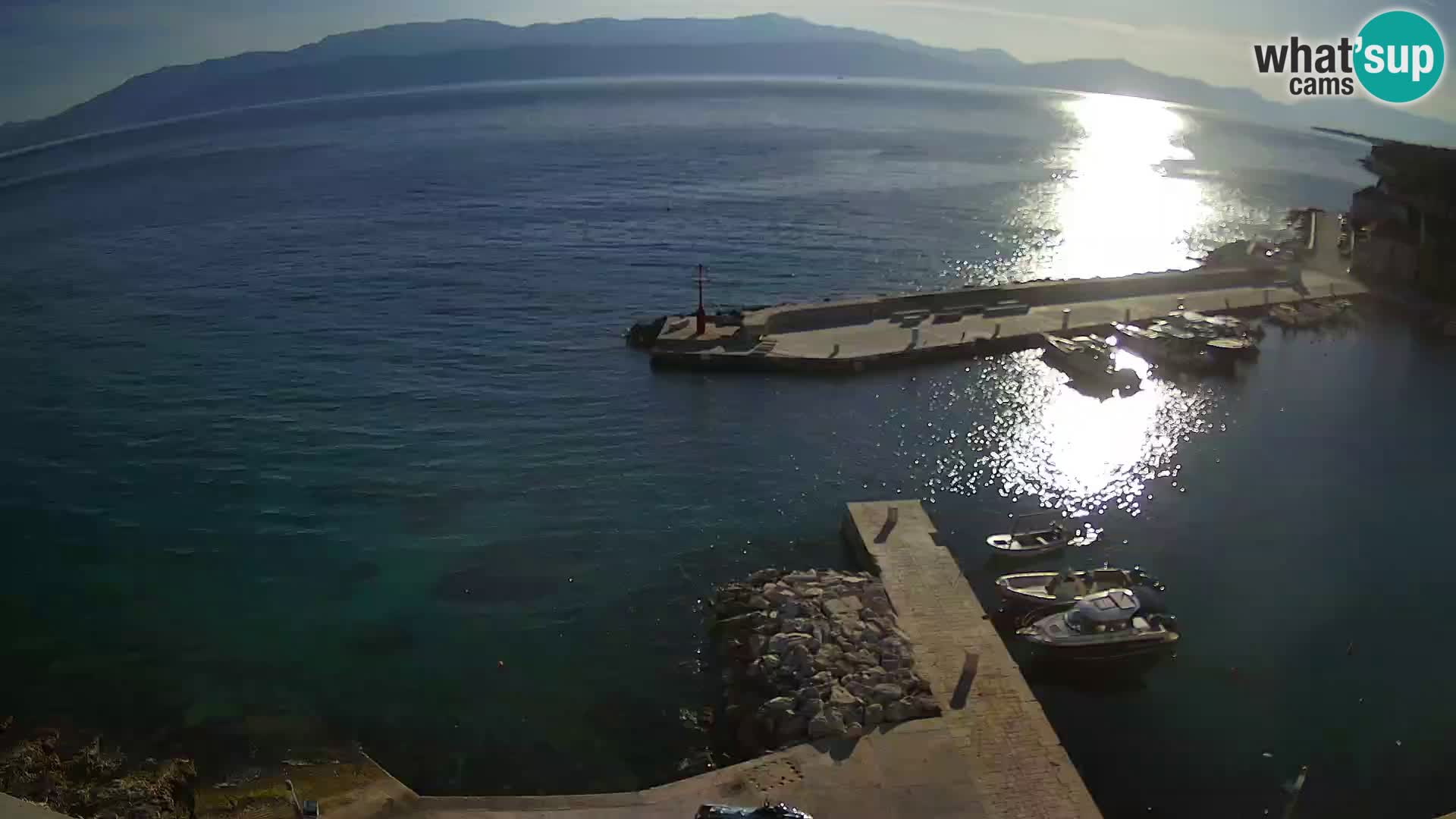Webcam Sutivan Panorama – Vista en vivo desde la isla de Brač